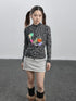 Summer Leopard Print Silk Blouse