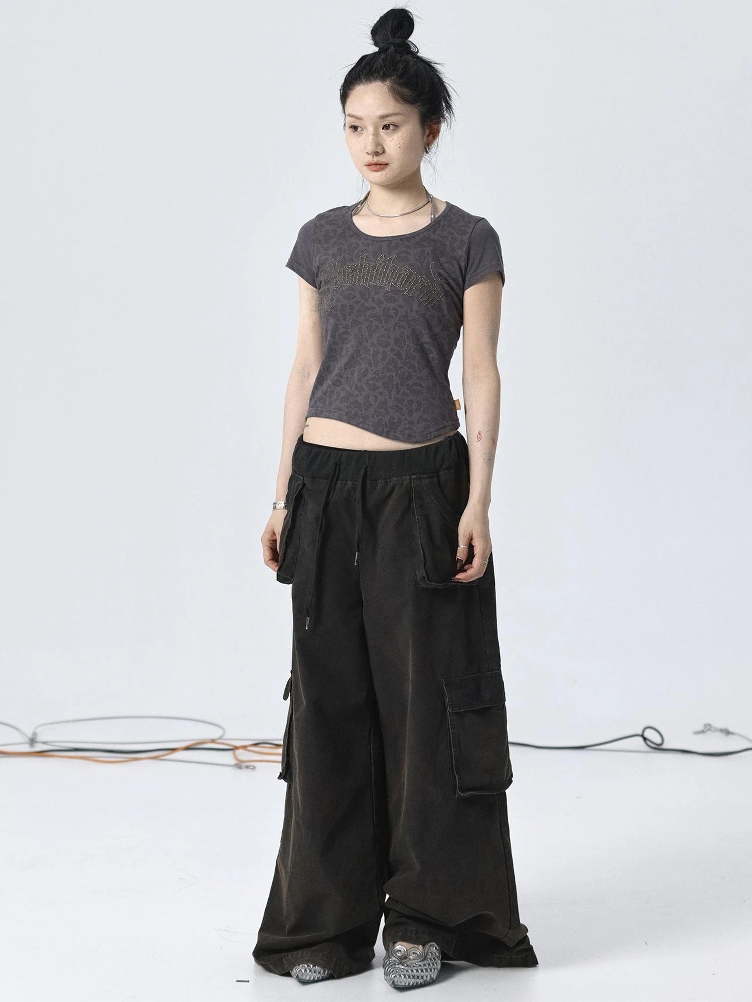 Summer Love Storm Wave Hem Tee