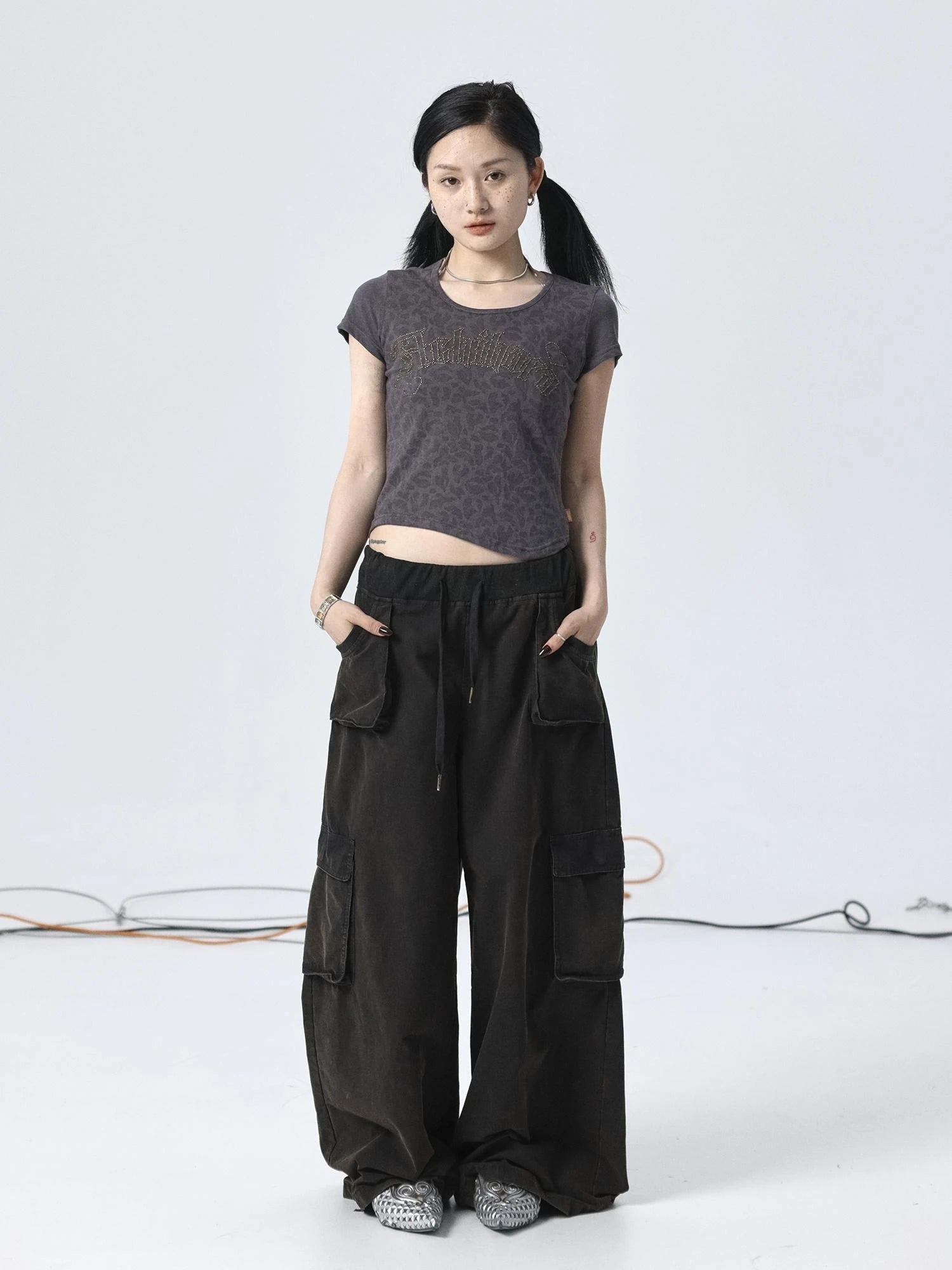 Summer Love Storm Wave Hem Tee