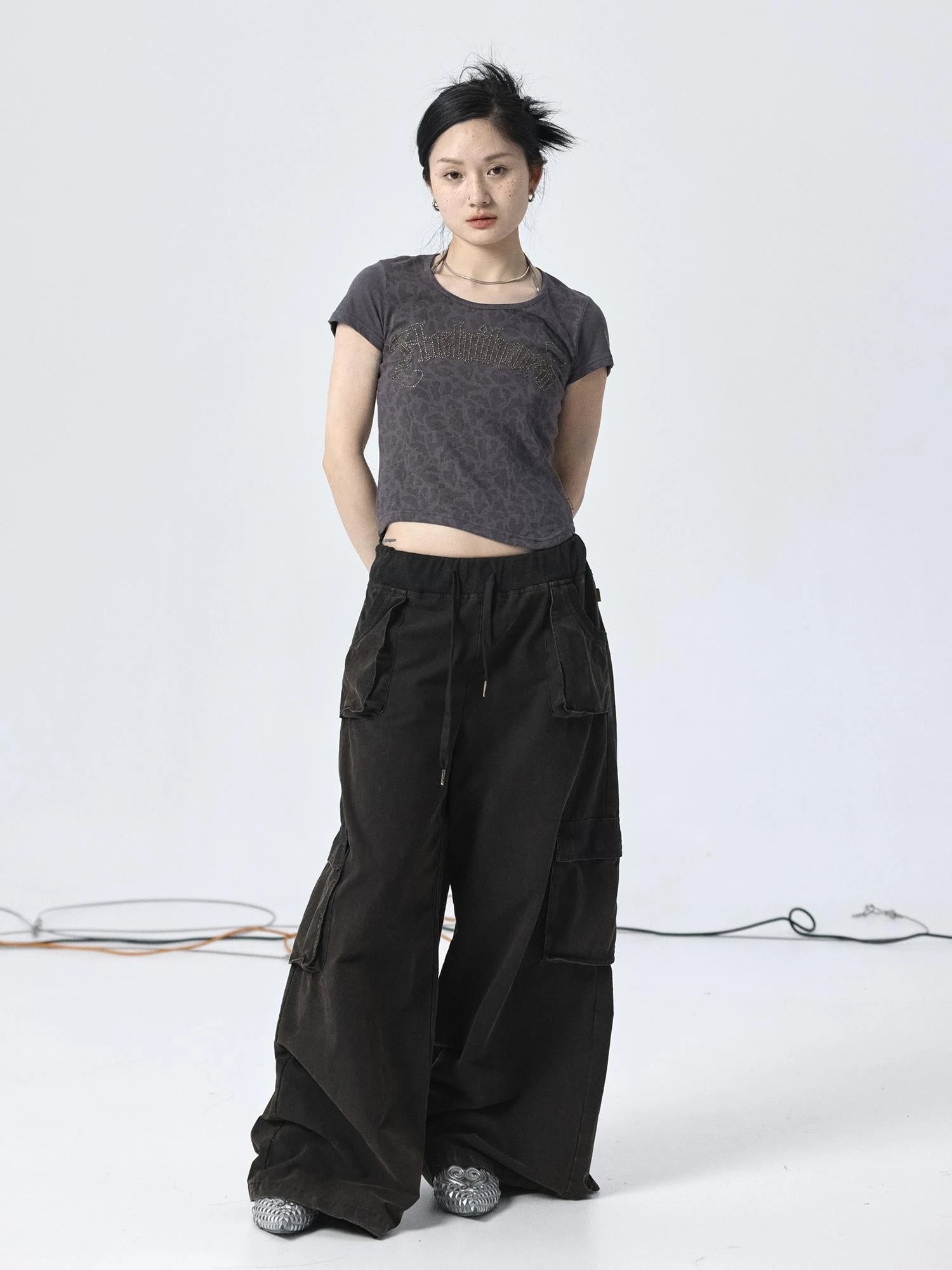 Summer Love Storm Wave Hem Tee