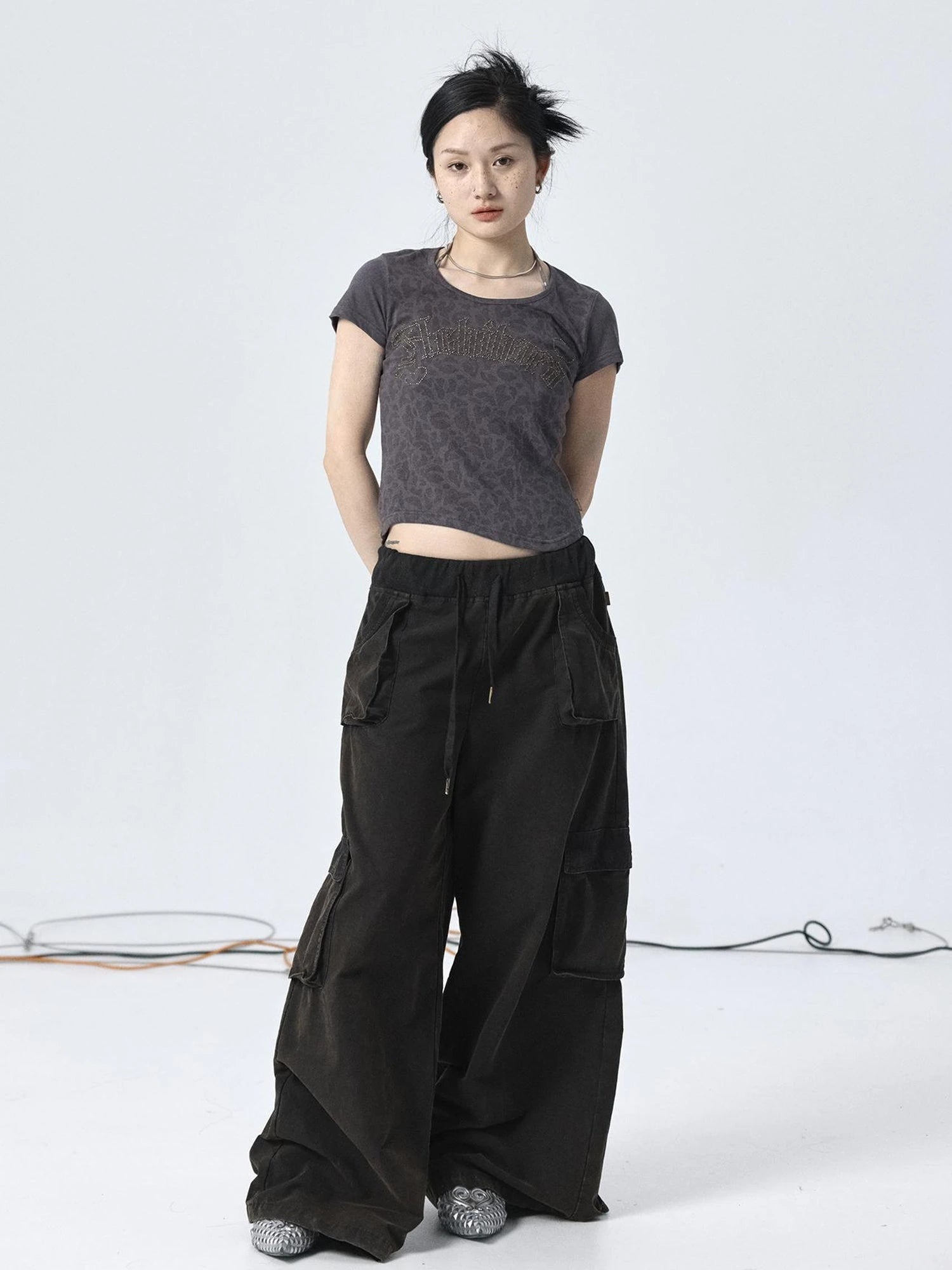 Summer Love Storm Wave Hem Tee