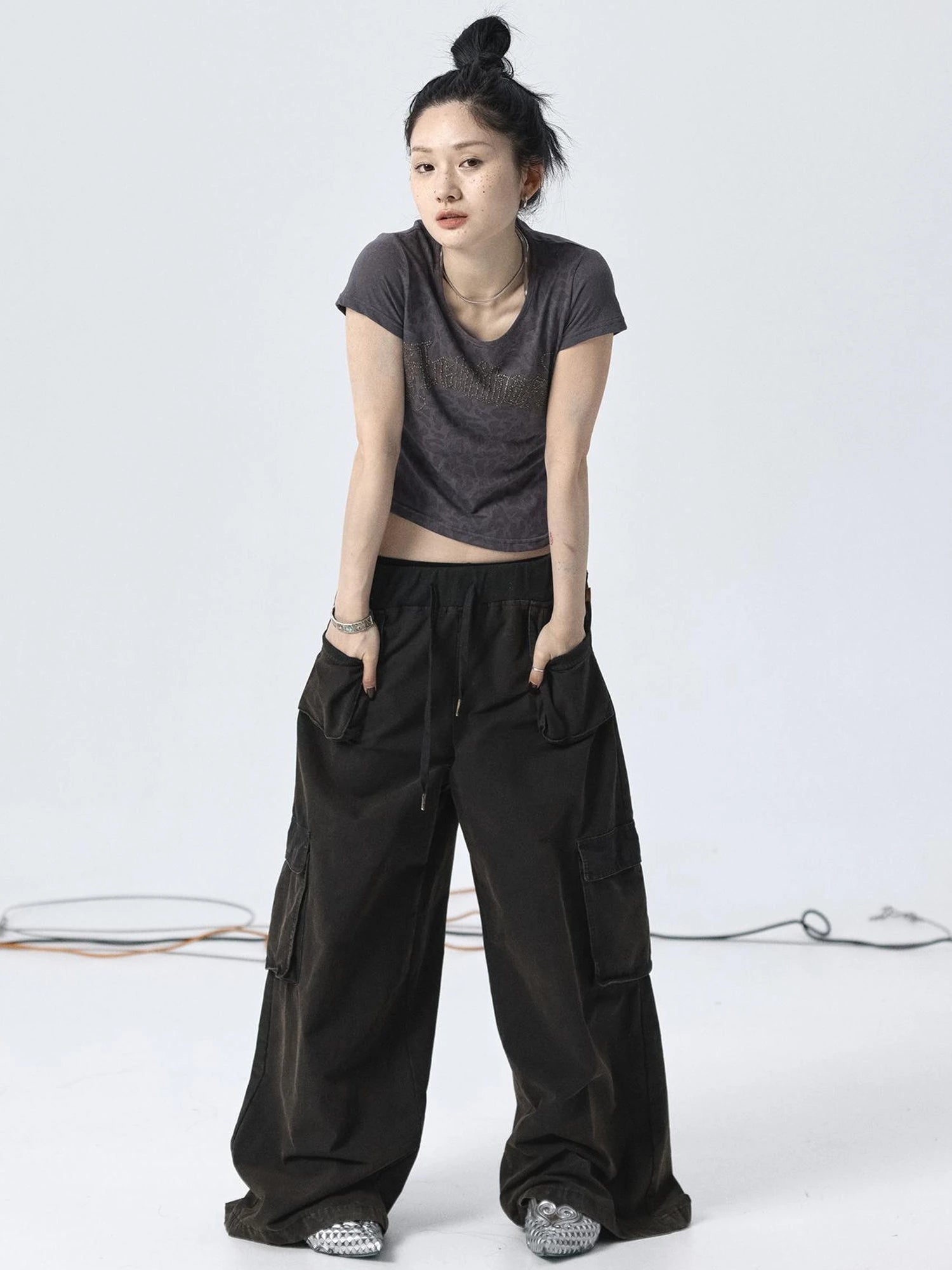 Summer Love Storm Wave Hem Tee