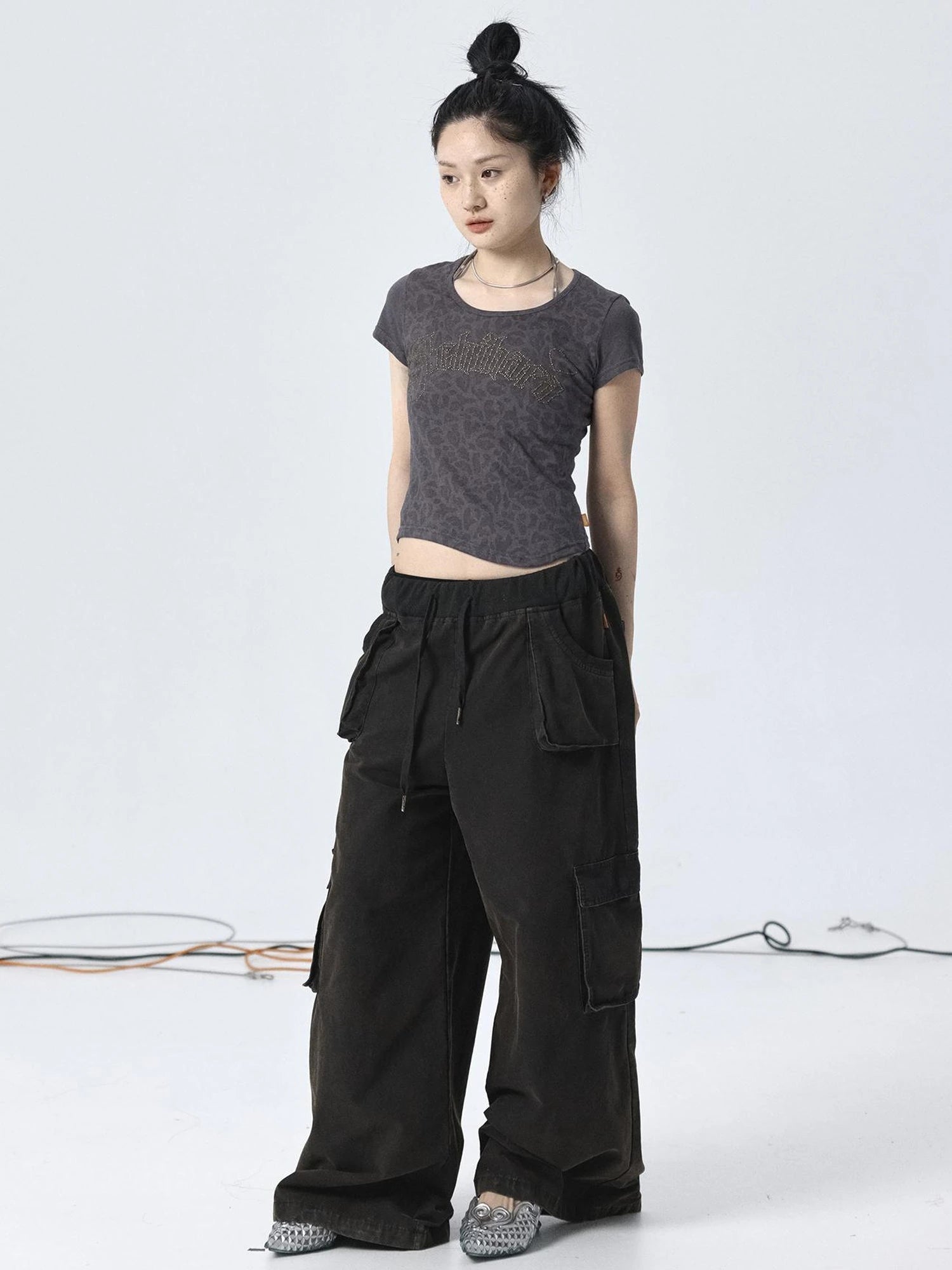 Summer Love Storm Wave Hem Tee