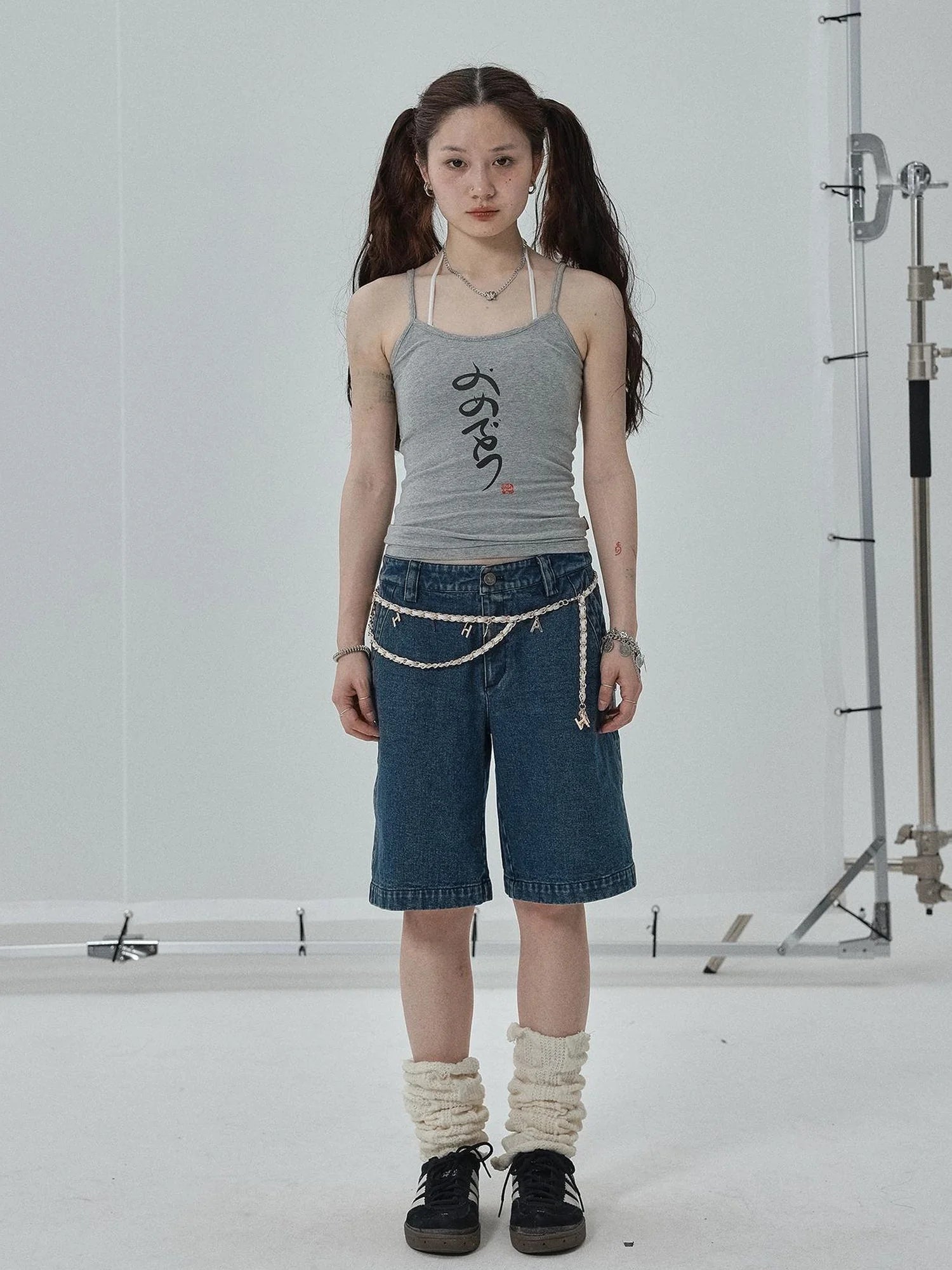 Summer Slim Fit Tee With Calligraphy Blessing