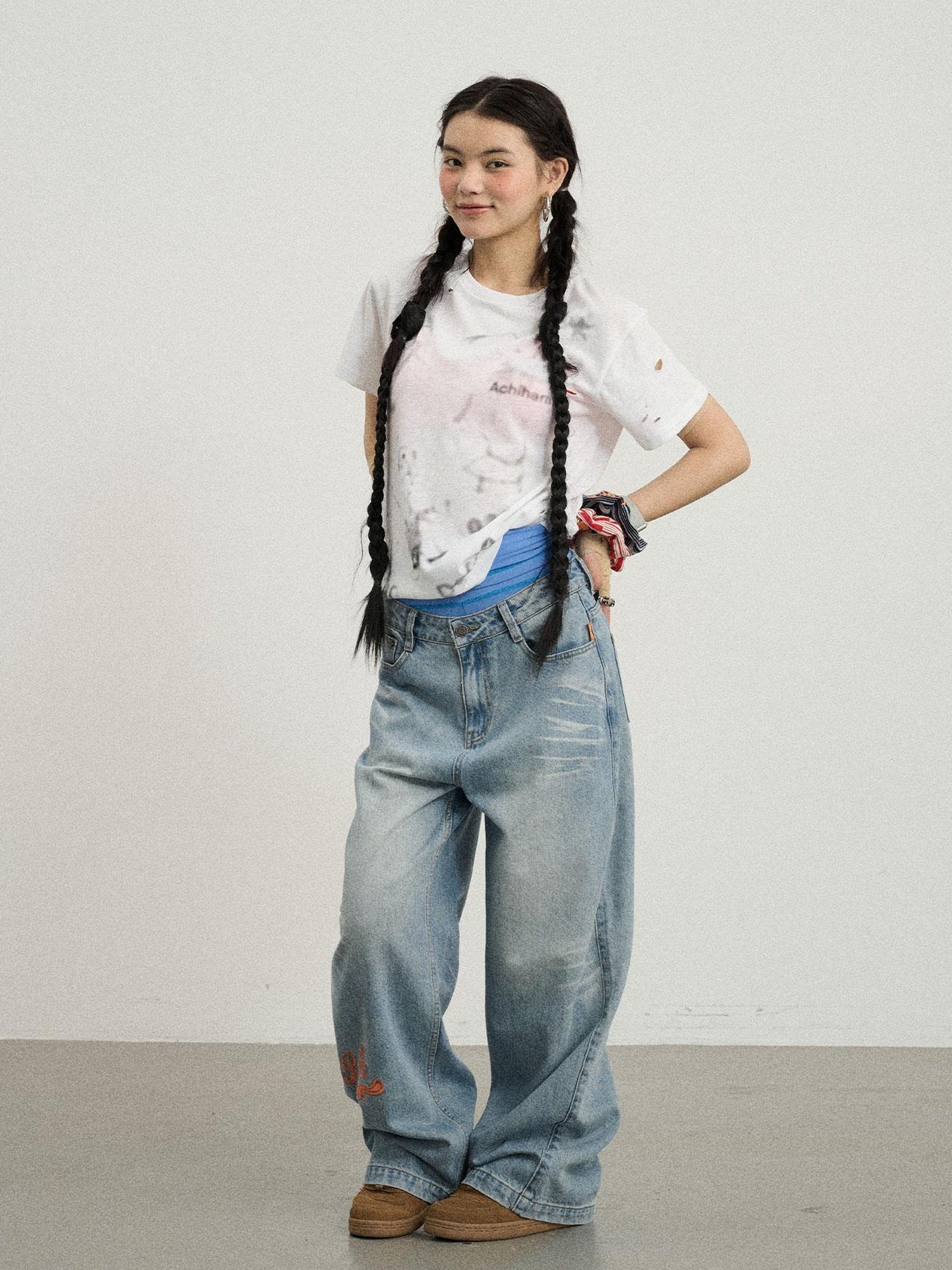 Achihara Summer Sugar Salt Graffiti Tee
