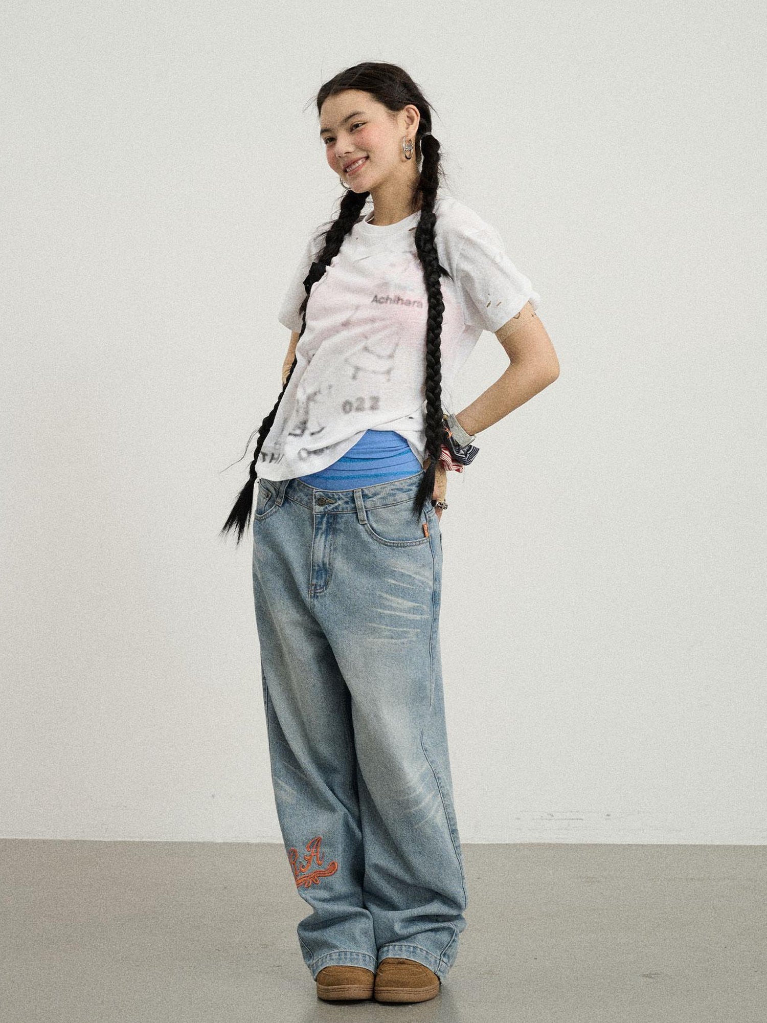Achihara Summer Sugar Salt Graffiti Tee