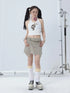 Sunset Duo Sleeveless Crop Tee