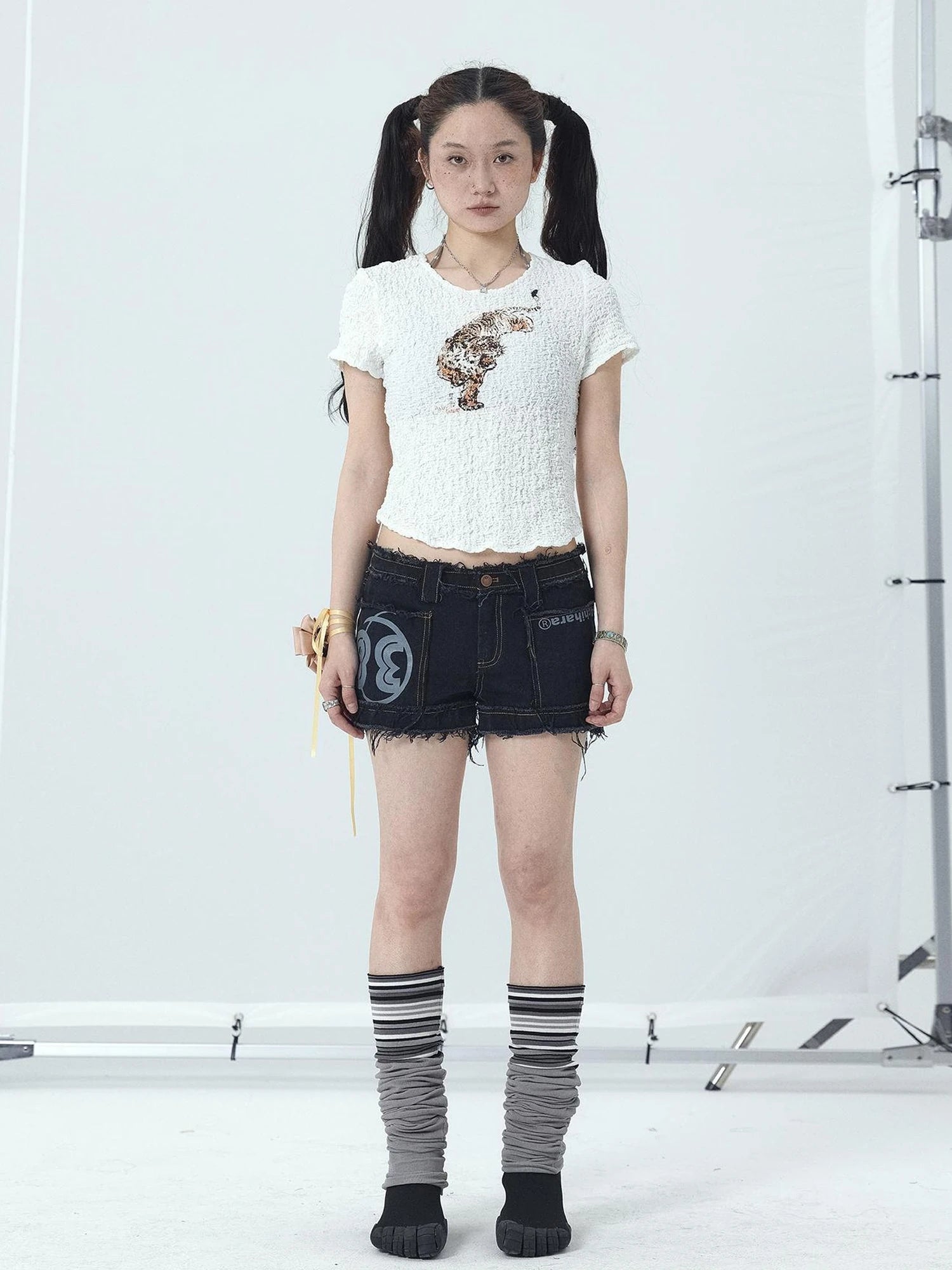 Sunset Duo Sleeveless Crop Tee