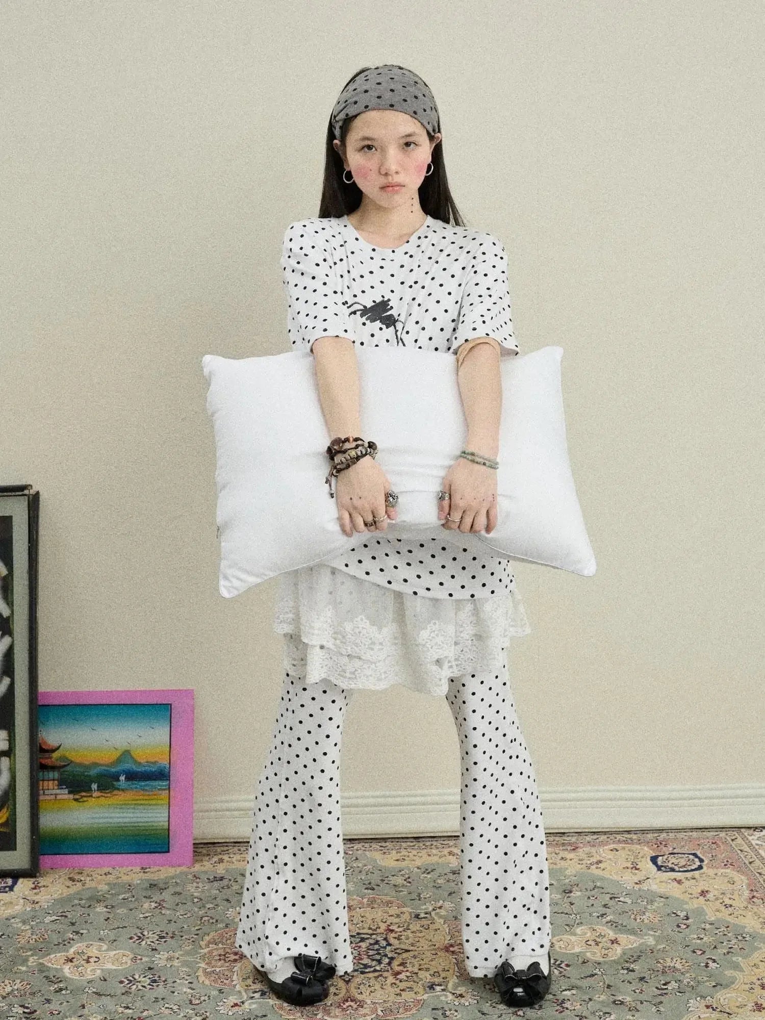 Toee Graphic Print Relaxed Fit Knit T Shirt