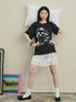 Toee Graphic Print Relaxed Fit Knit T Shirt
