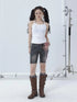 Tomboy Wash Denim Shorts