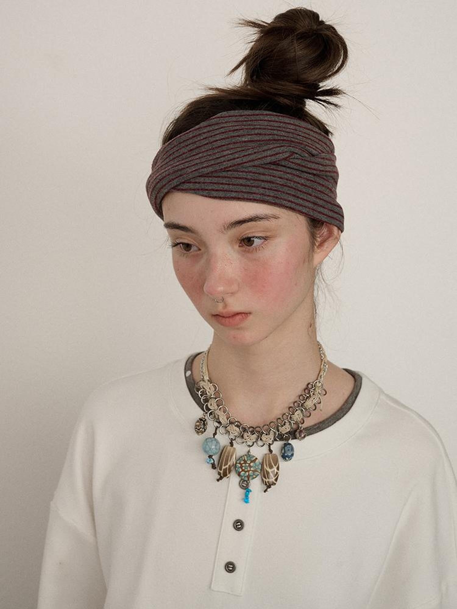 Achihara Ultra Soft Striped Knit Scarf Women Lightweight Versatile Accessories