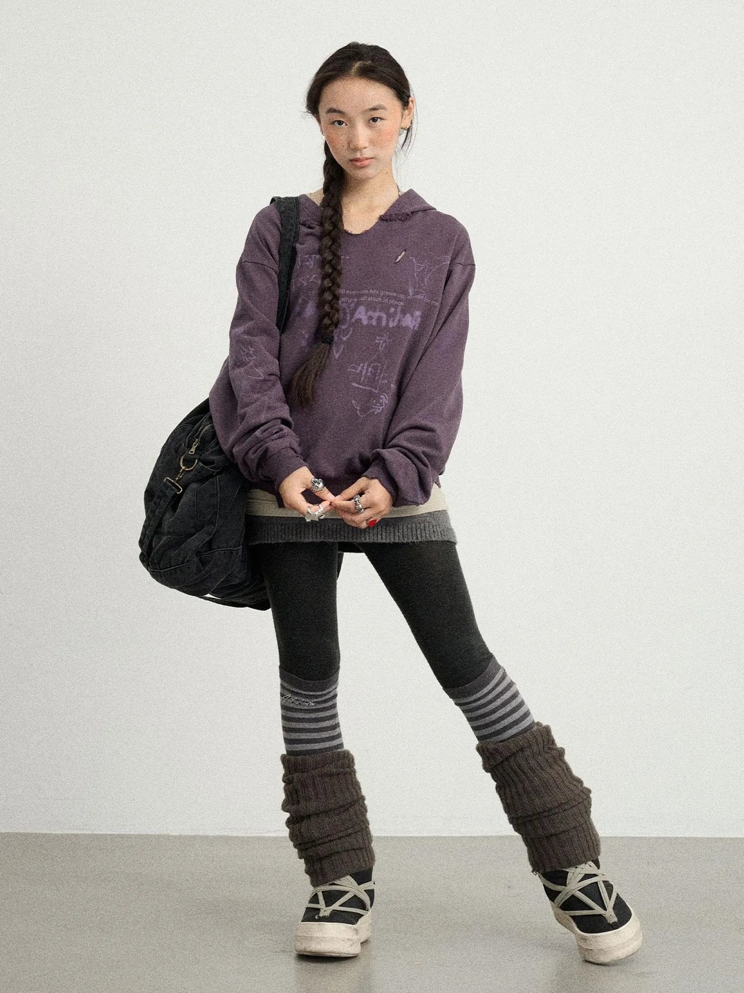 Utopia Distressed Hoodie