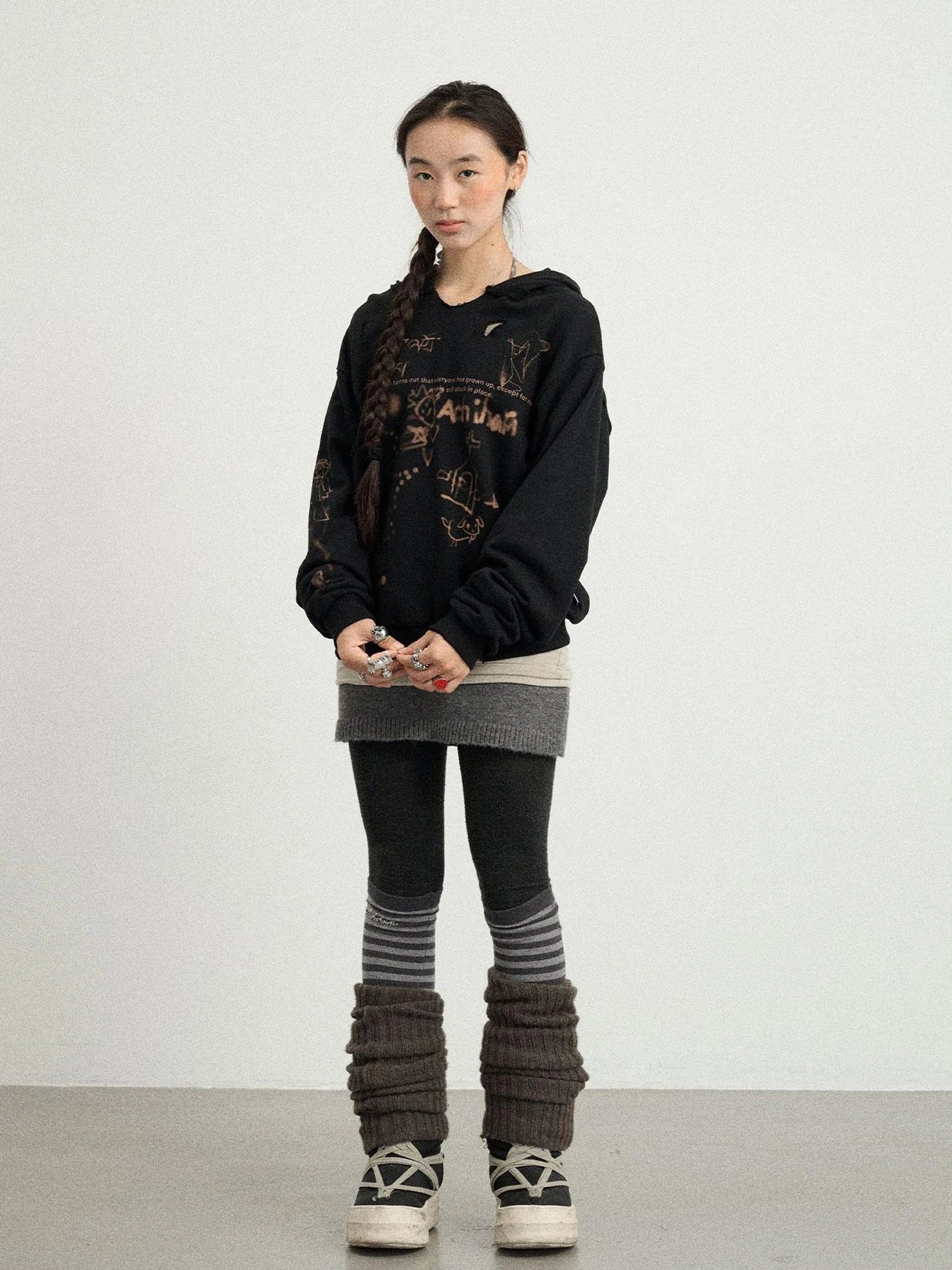 Utopia Distressed Hoodie