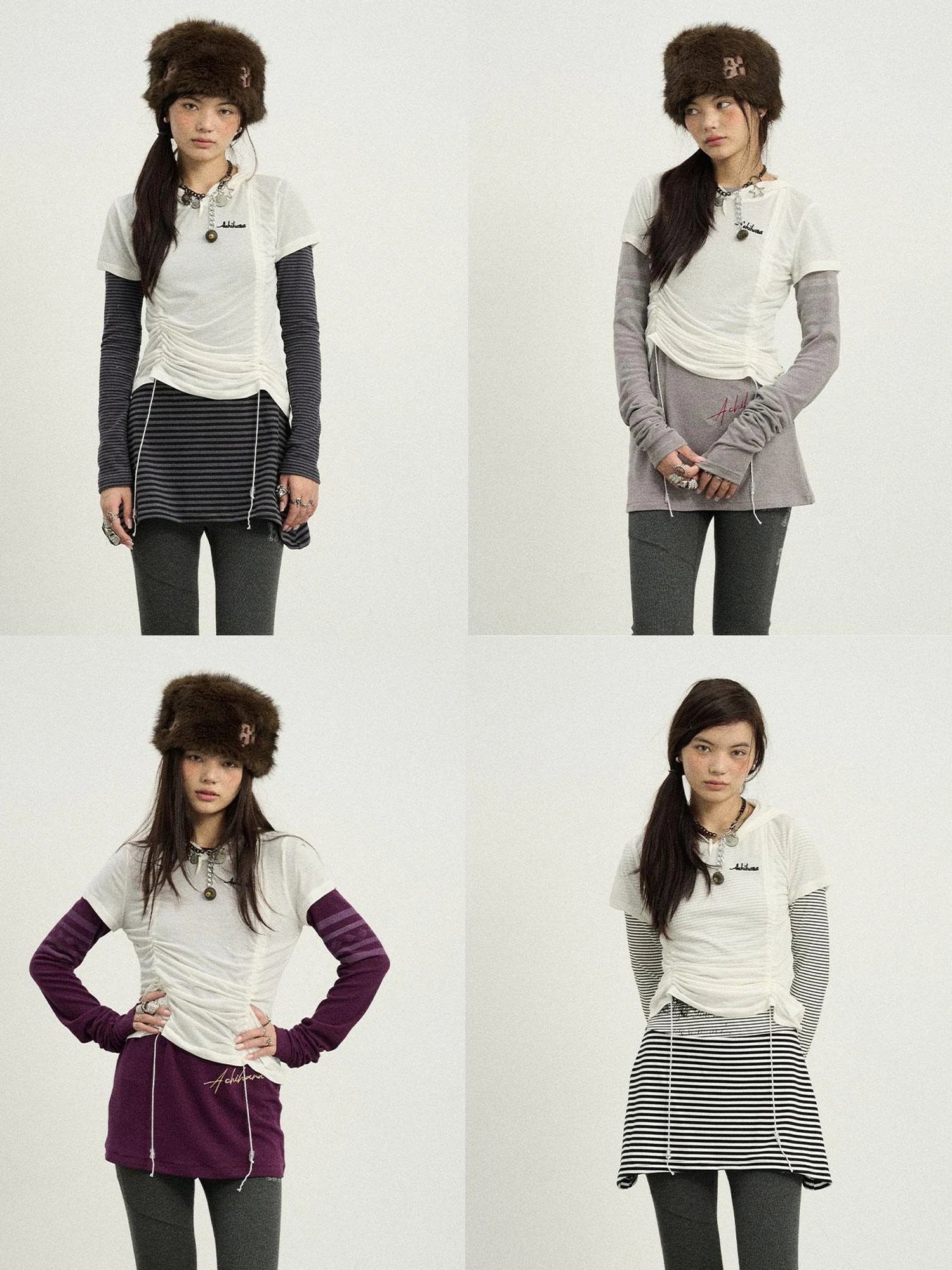 Versatile Drawstring Tee For Year Round Layering