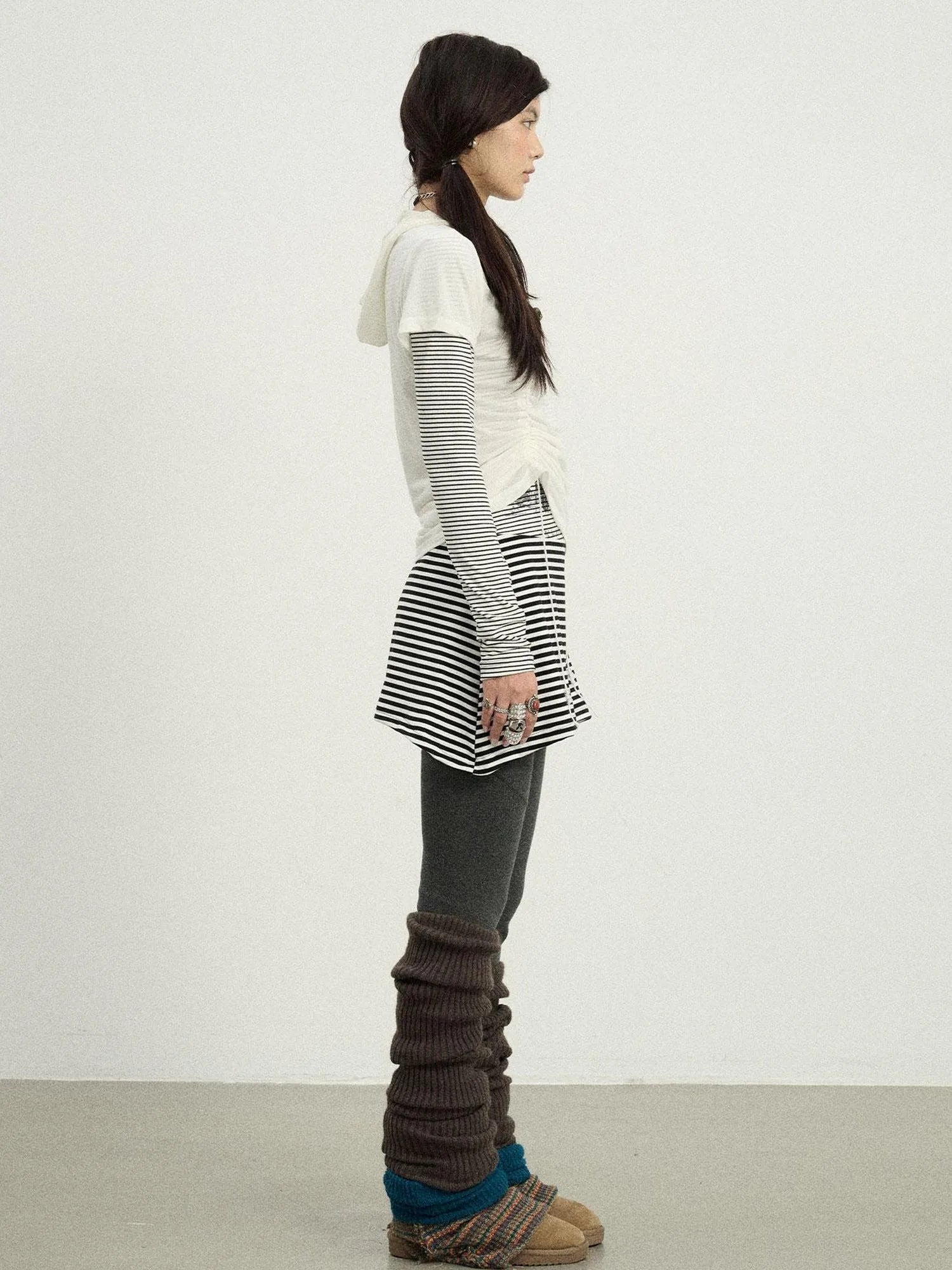 Versatile Drawstring Tee For Year Round Layering