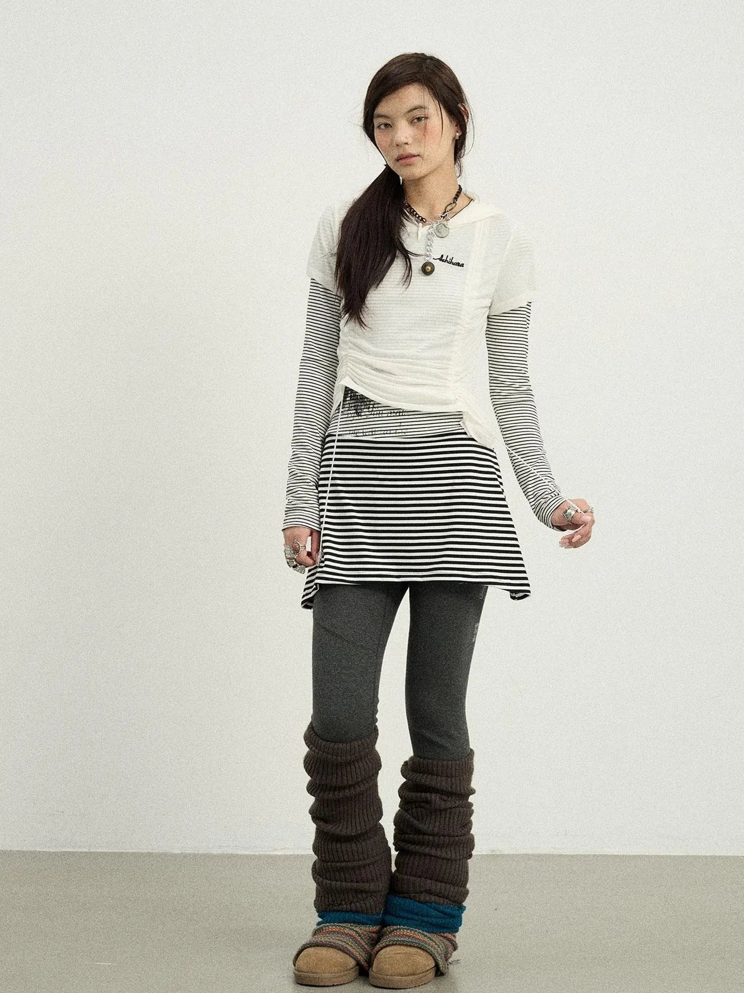 Versatile Drawstring Tee For Year Round Layering