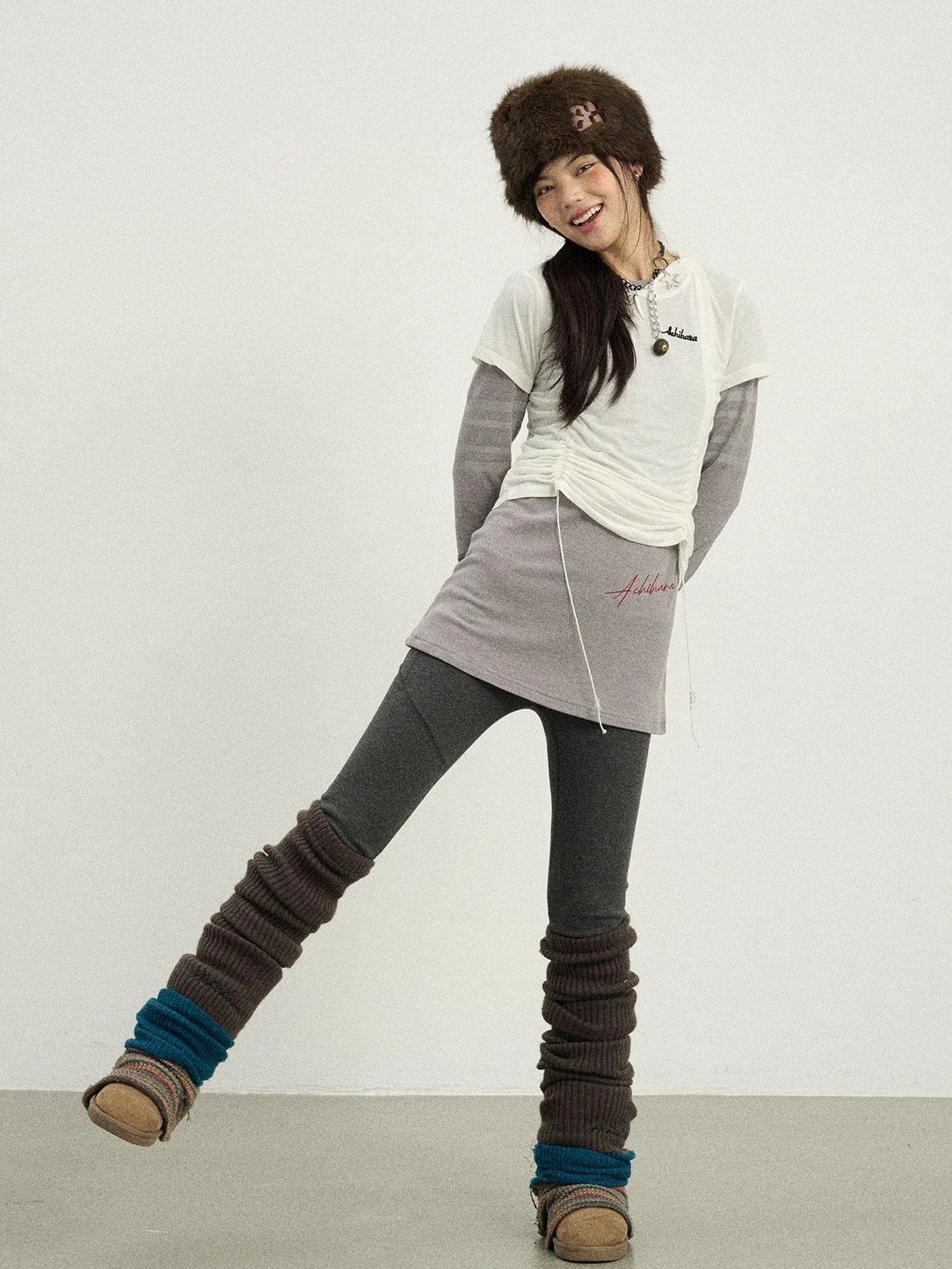 Versatile Drawstring Tee For Year Round Layering