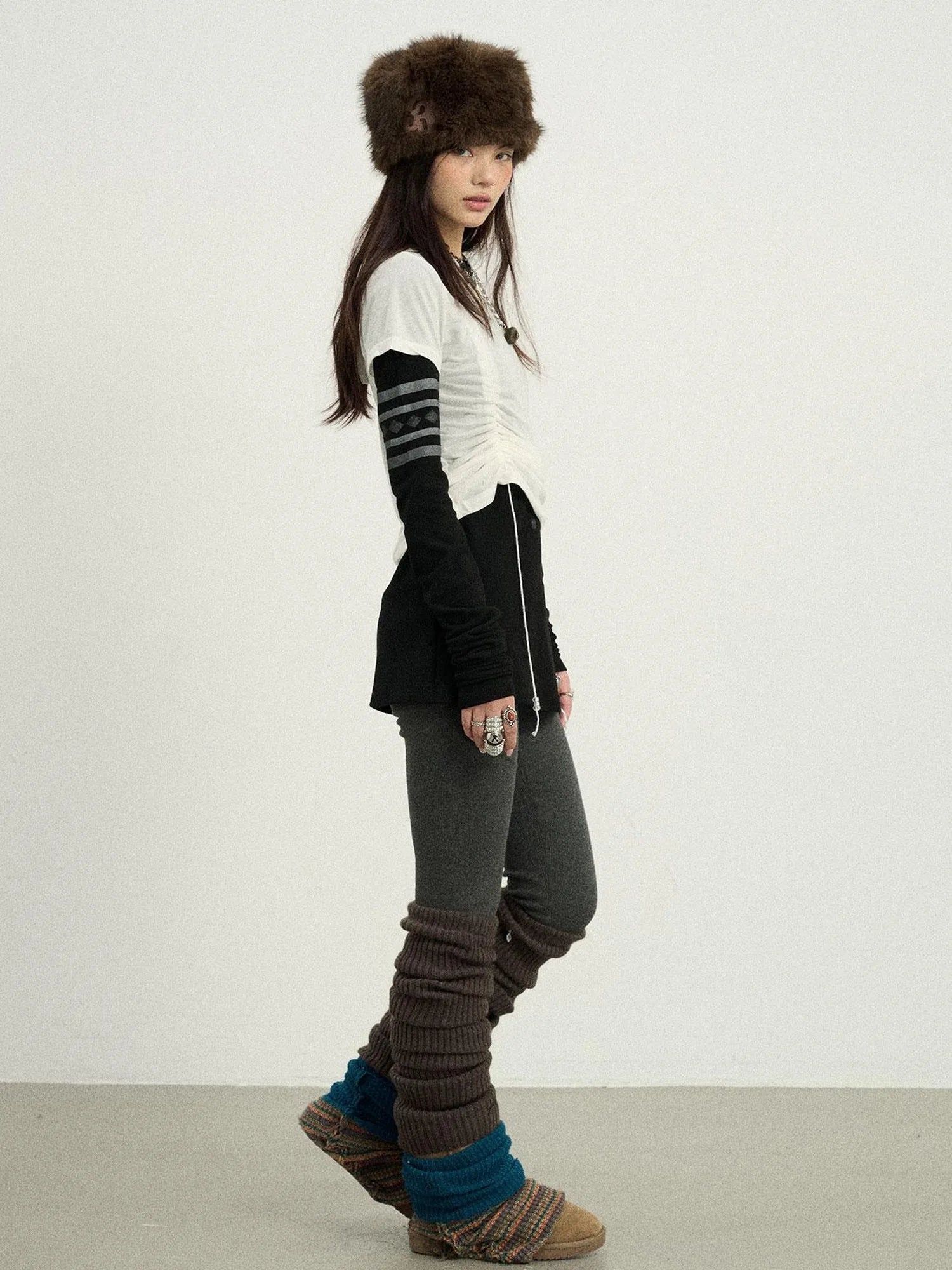 Versatile Drawstring Tee For Year Round Layering