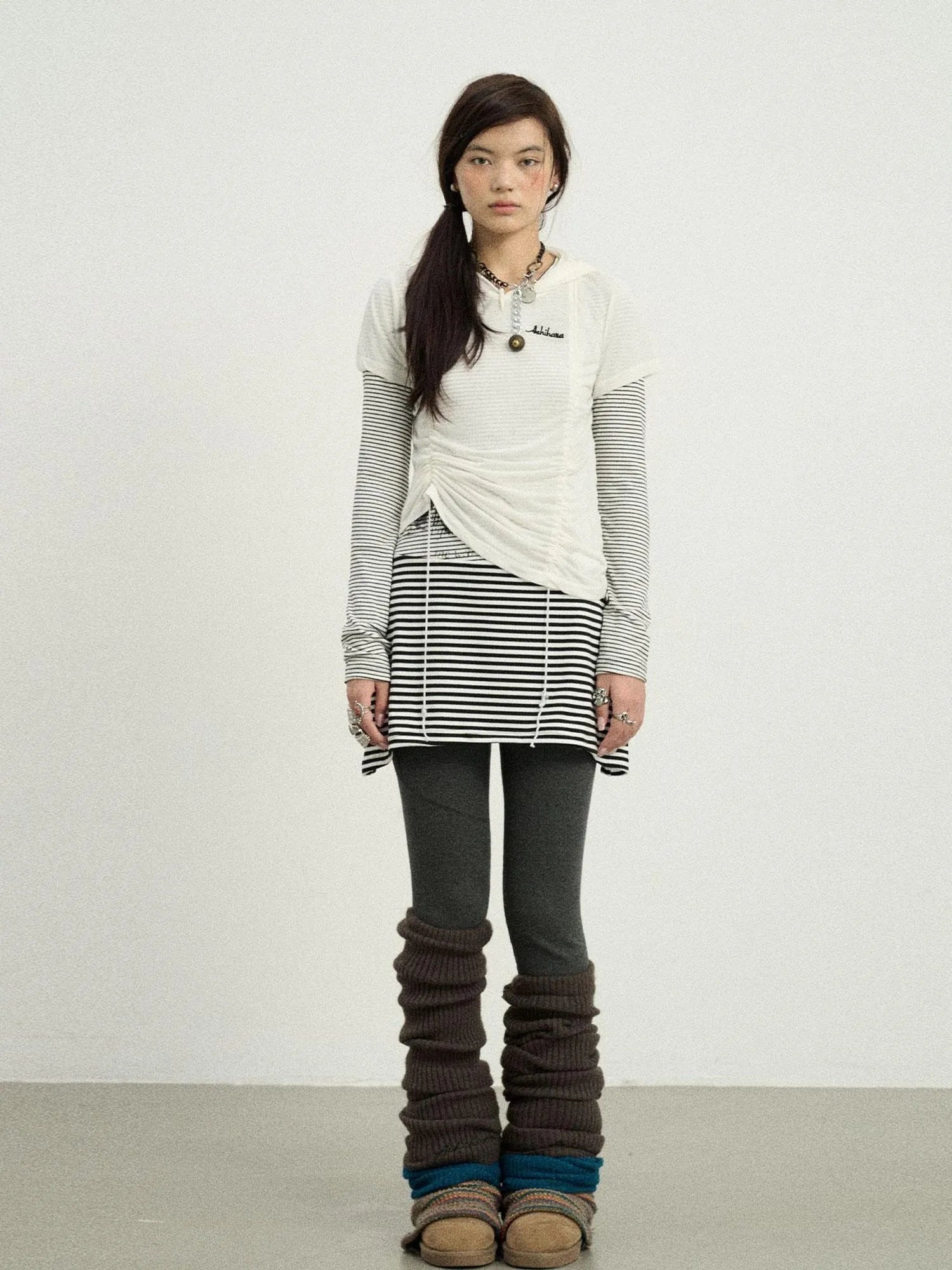 Versatile Drawstring Tee For Year Round Layering