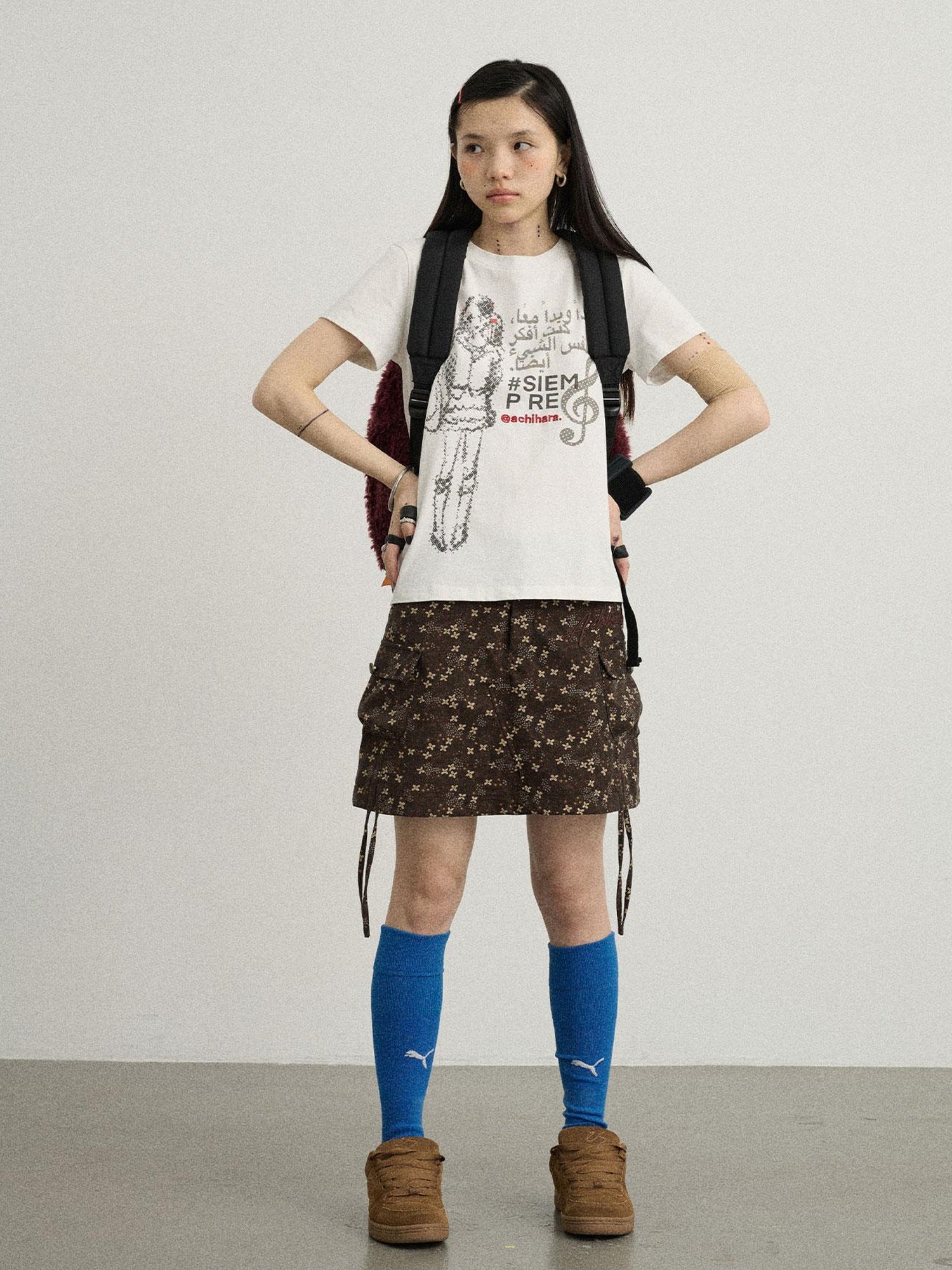 Achihara Vintage Music Radio Tee