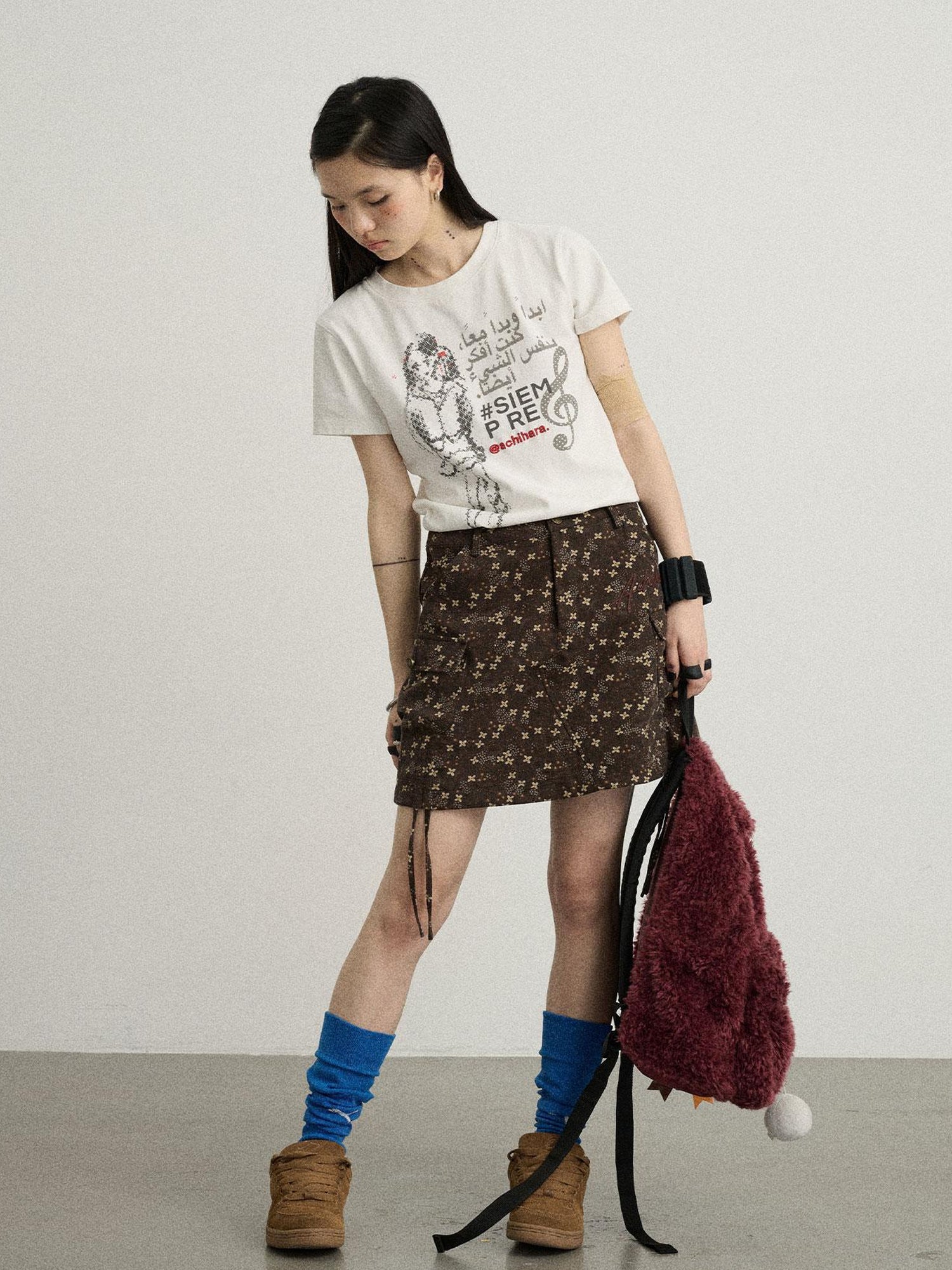 Achihara Vintage Music Radio Tee