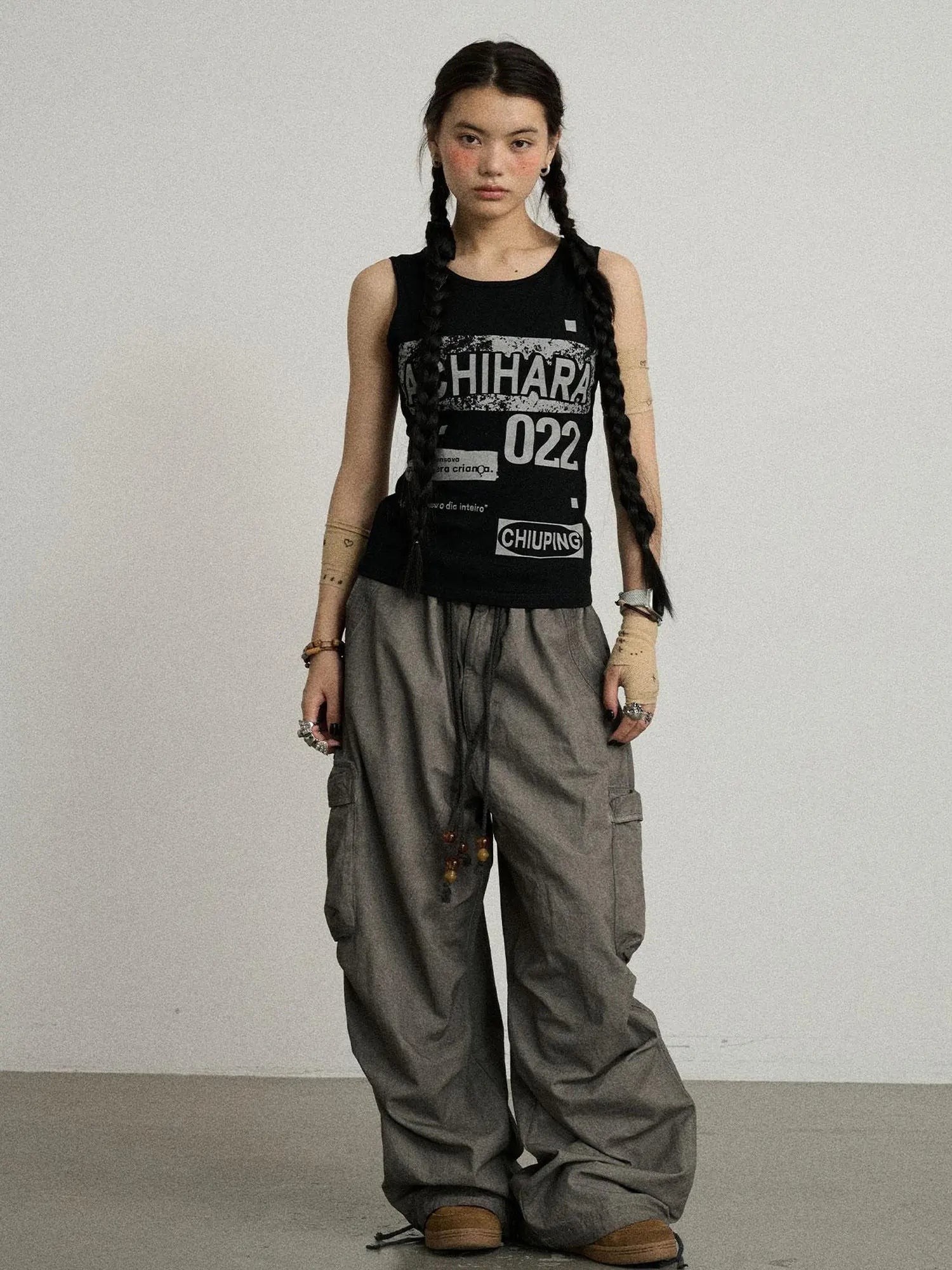 Vintage Pixel Print Summer Vest