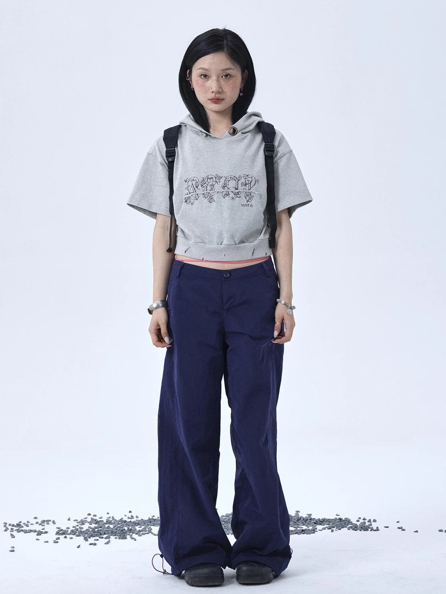 Vintage Washed Cotton Hoodie Tee