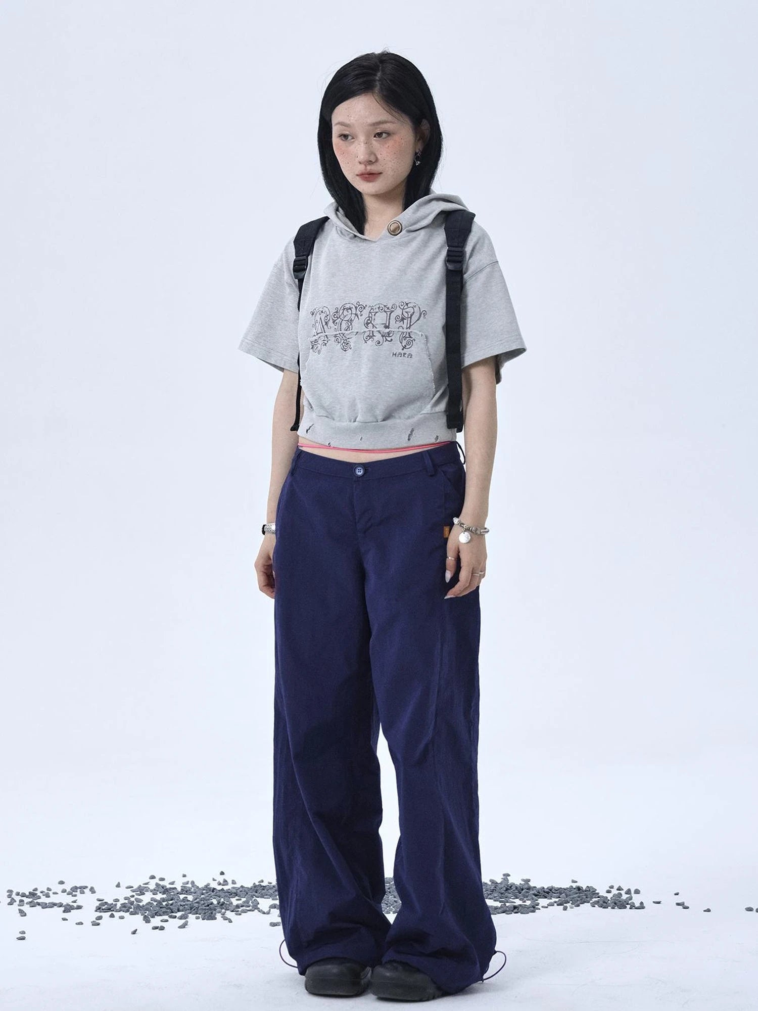 Vintage Washed Cotton Hoodie Tee