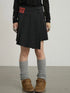 Volcanic Sculpture Pleated Skirt