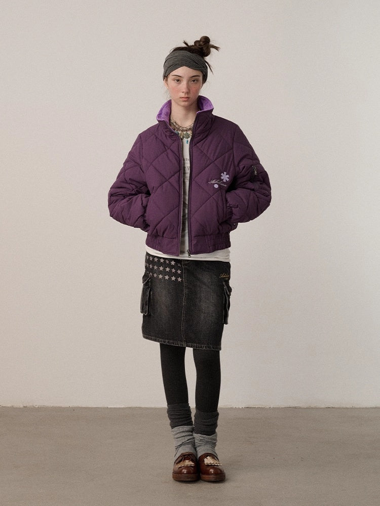 Achihara_Warm_Straight_Fit_Stand_Collar_Zip_Commuter_Women_Solid_Puffer_Jacket_MISSTT