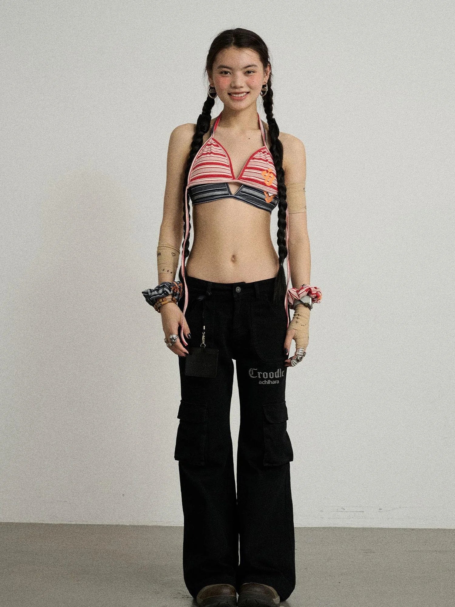 Watermelon Bikini Thai Beach Stripes