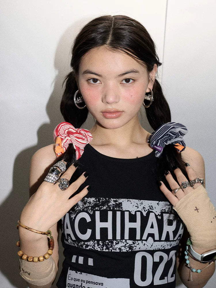 Achihara Watermelon Breeze Hair Tie Embroidery-2