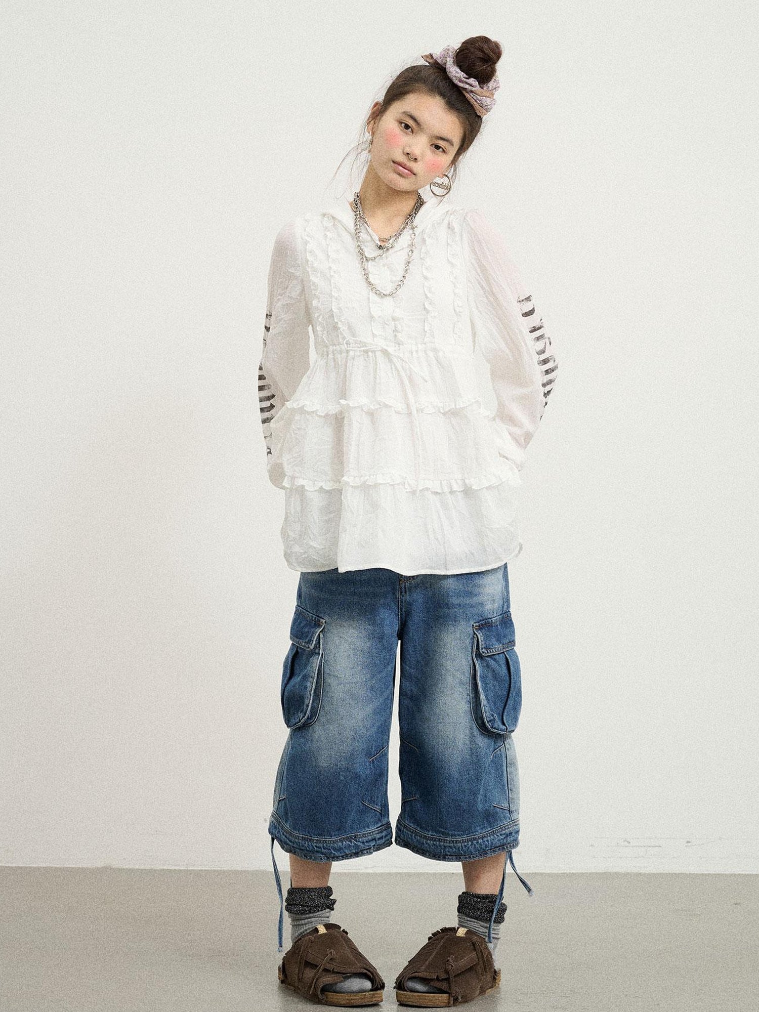 Achihara Wavy Noodle Dress