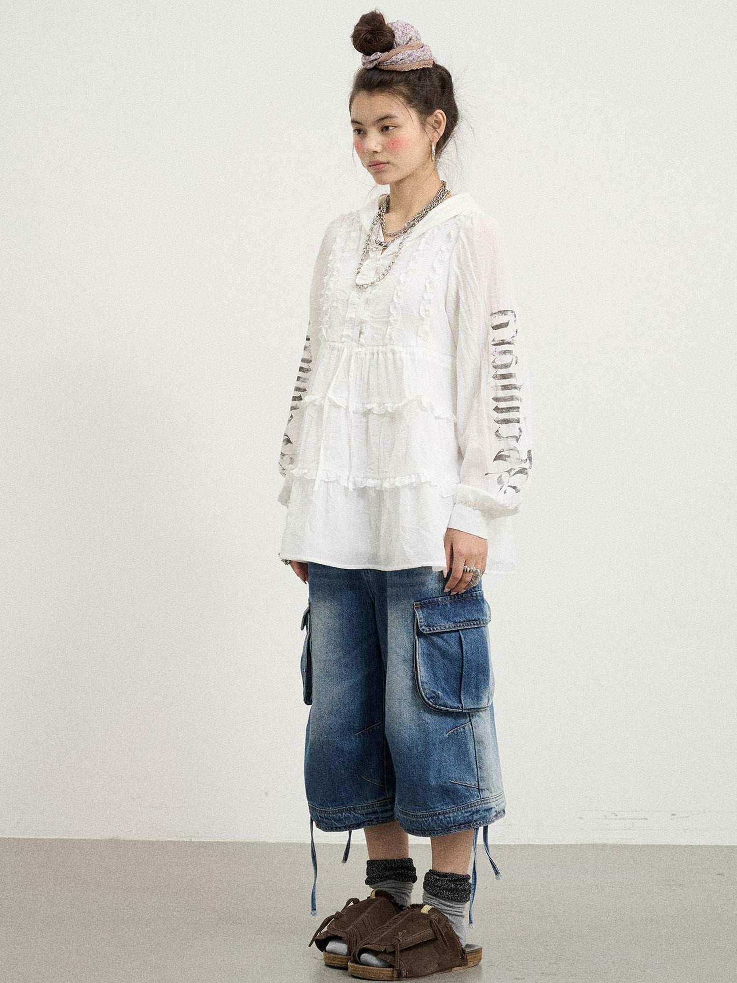 Achihara Wavy Noodle Dress