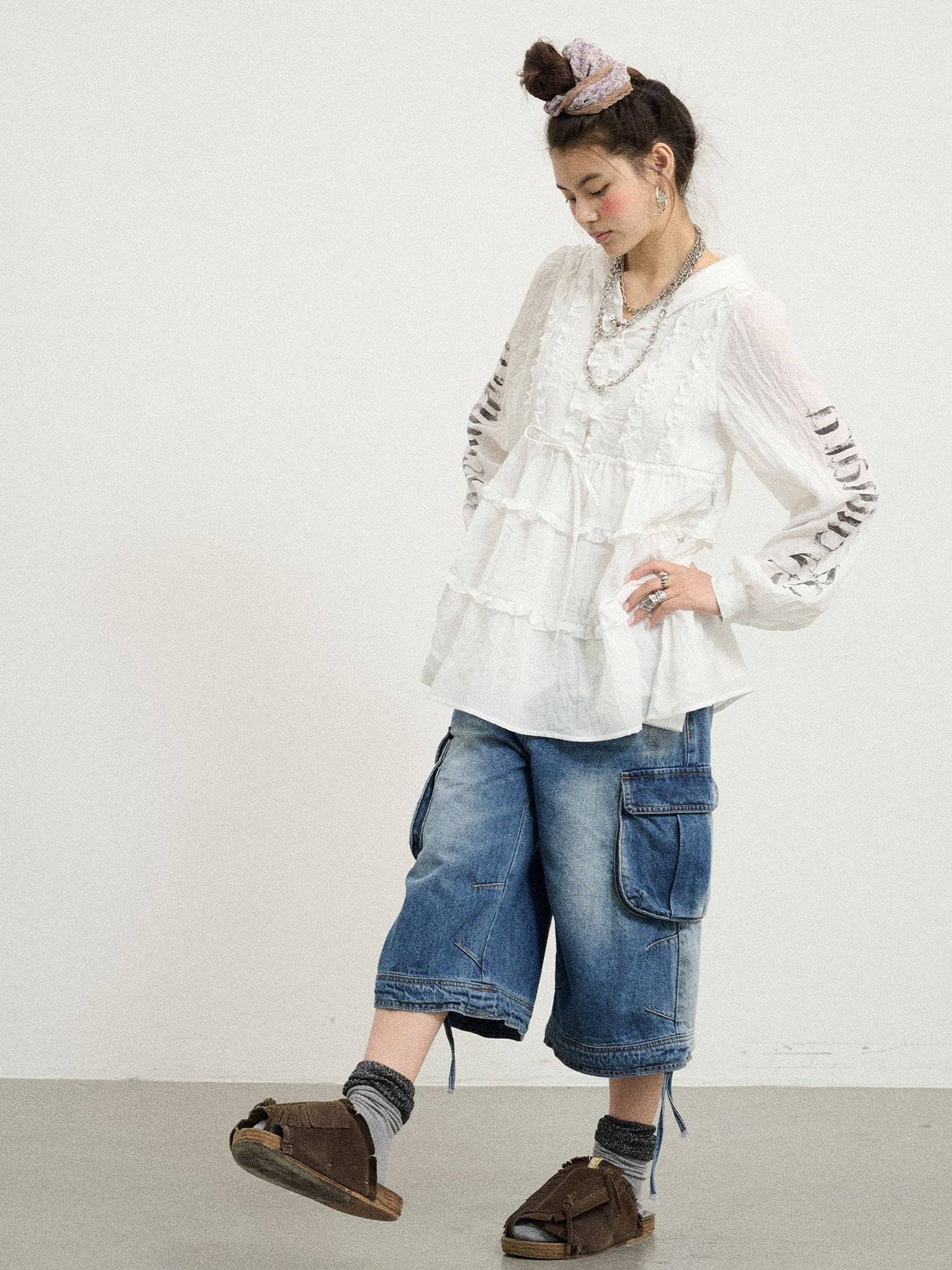 Achihara Wavy Noodle Dress