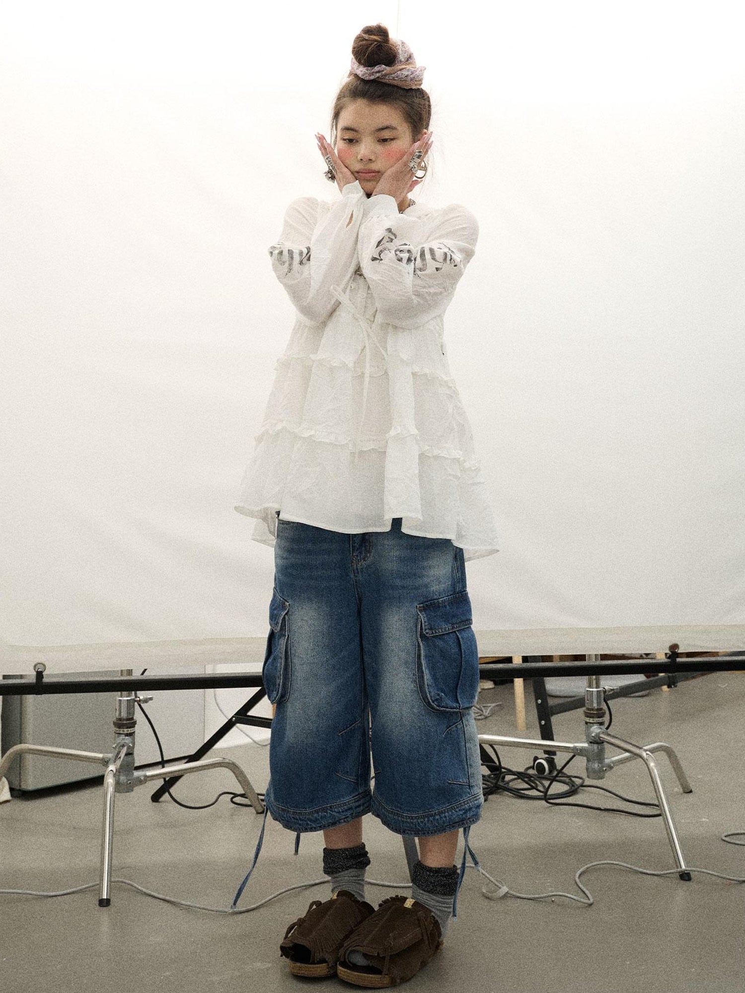 Achihara Wavy Noodle Dress