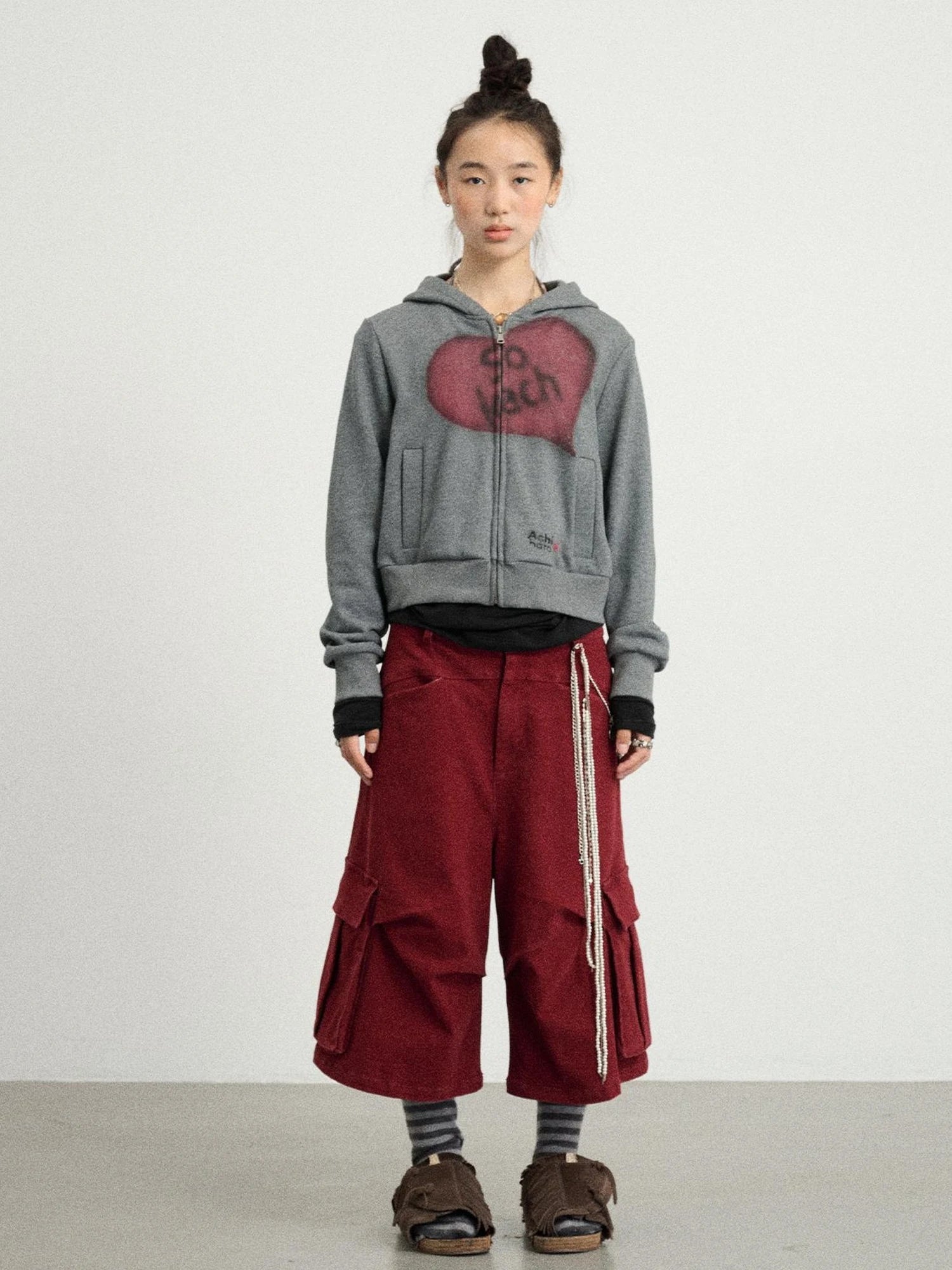 Weekend Bliss Cropped Hoodie