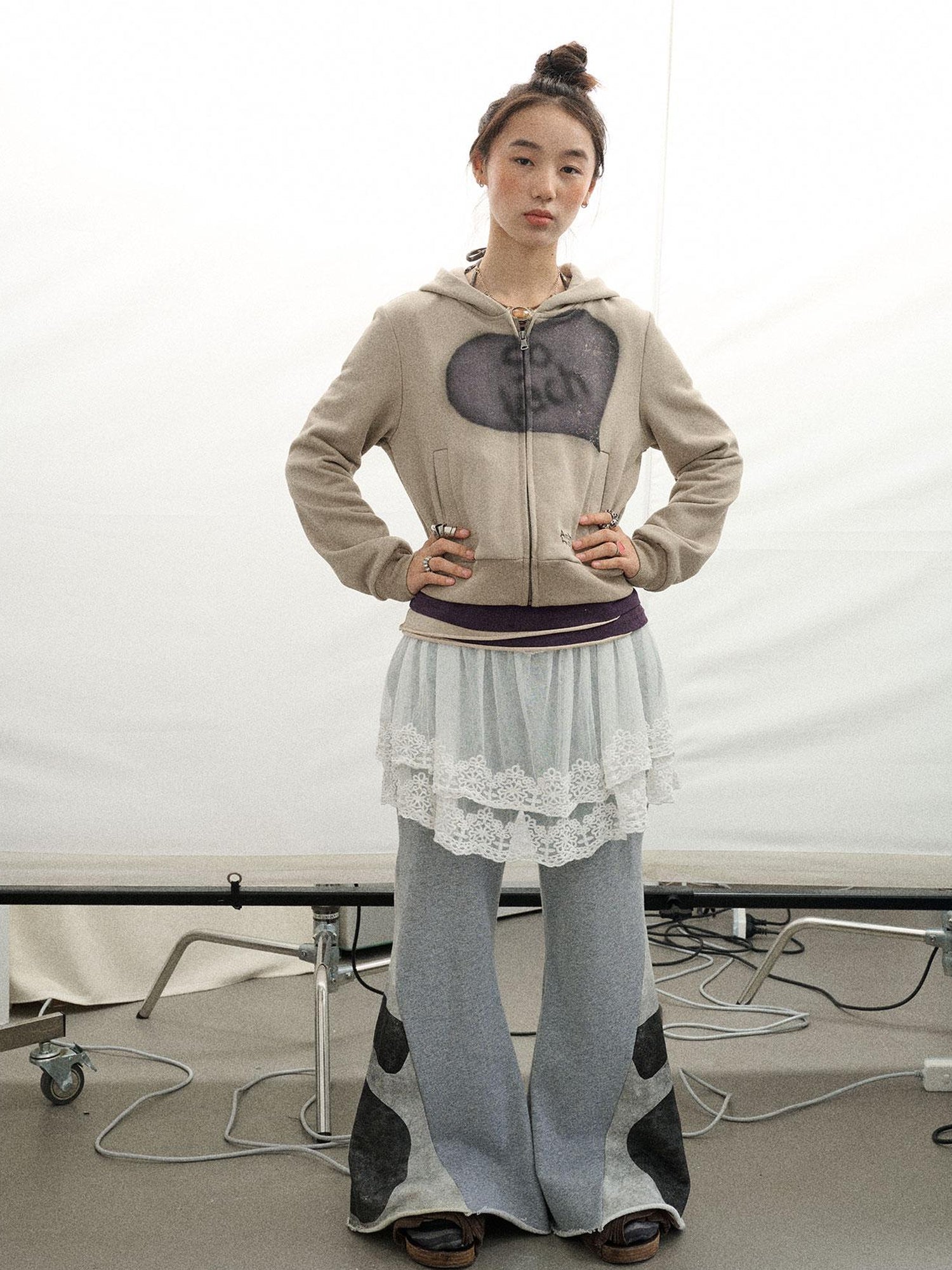 Achihara Weekend Bliss Cropped Hoodie