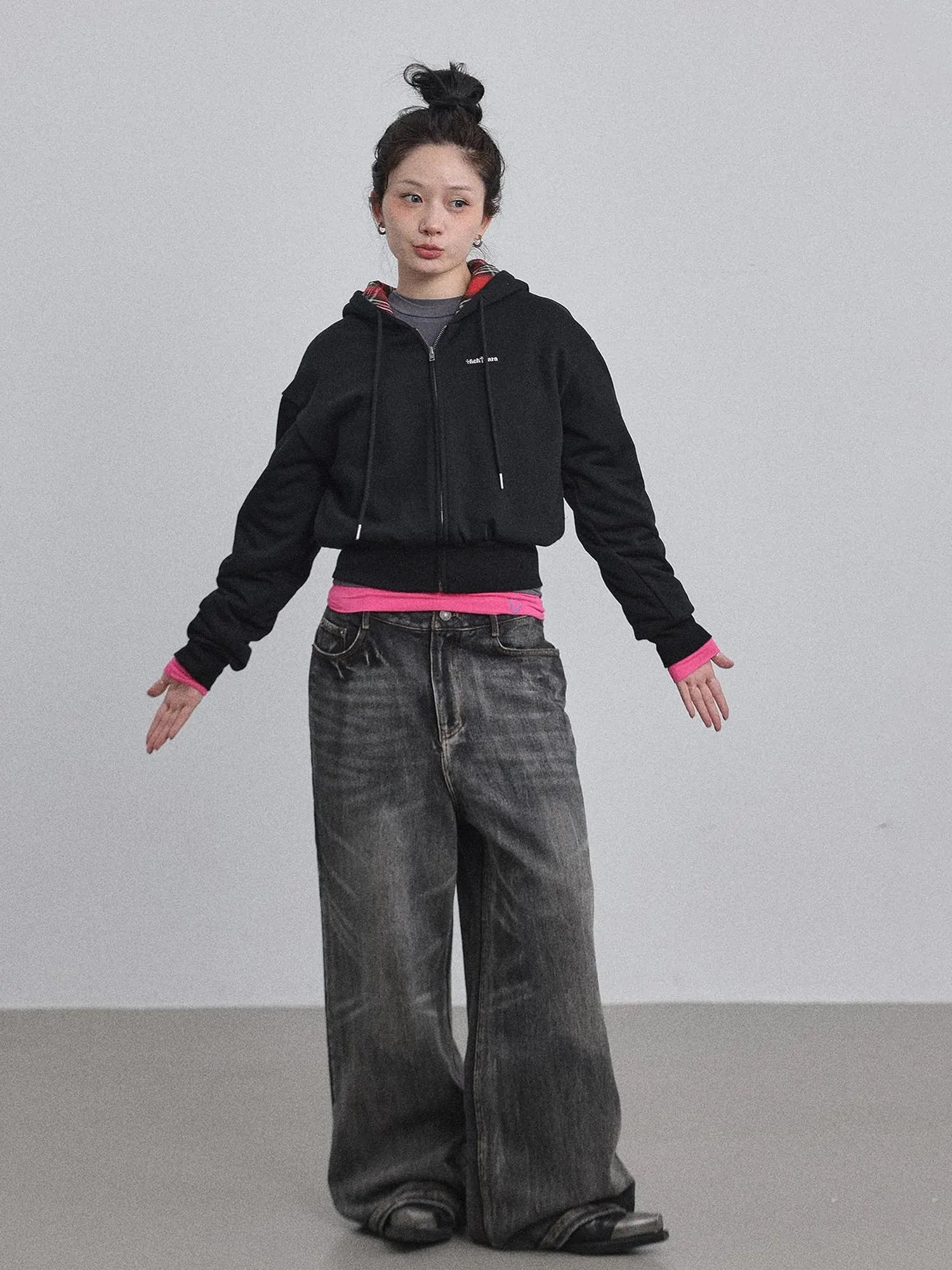 Winter Alowa Hoodie Sweatshirt V-neck T-shirt Long-Sleeve