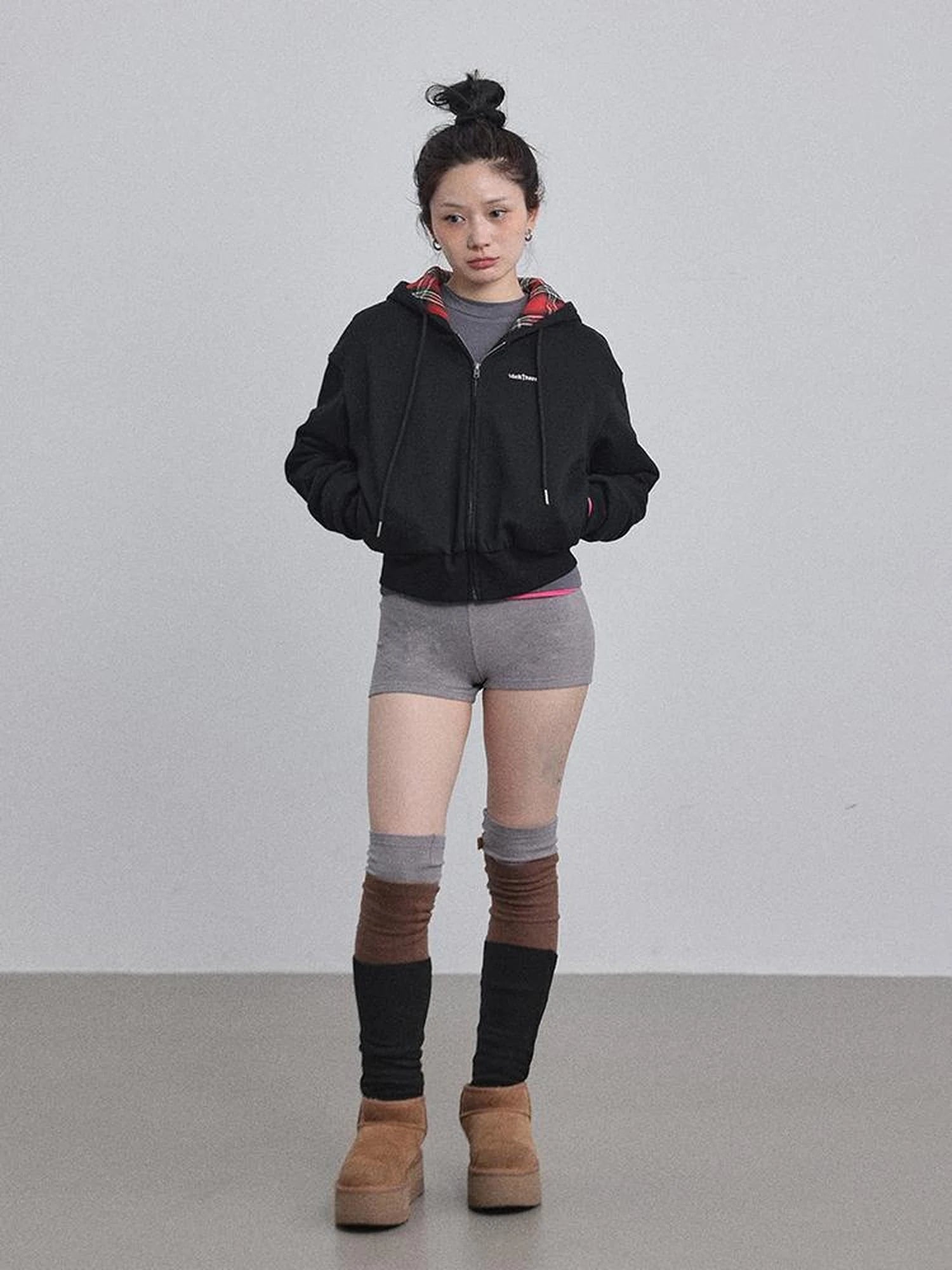 Winter Alowa Hoodie Sweatshirt V-neck T-shirt Long-Sleeve