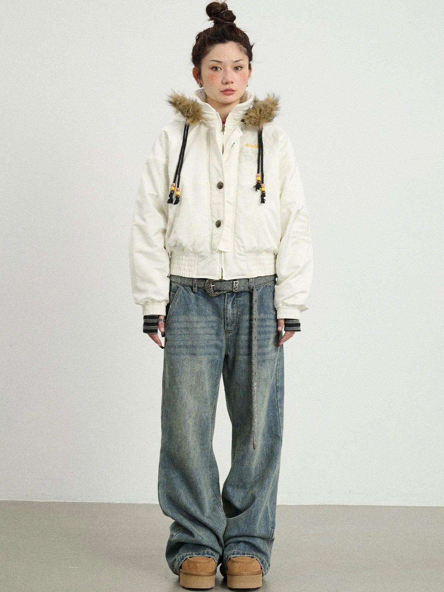 Winter Musta Puffer Coat