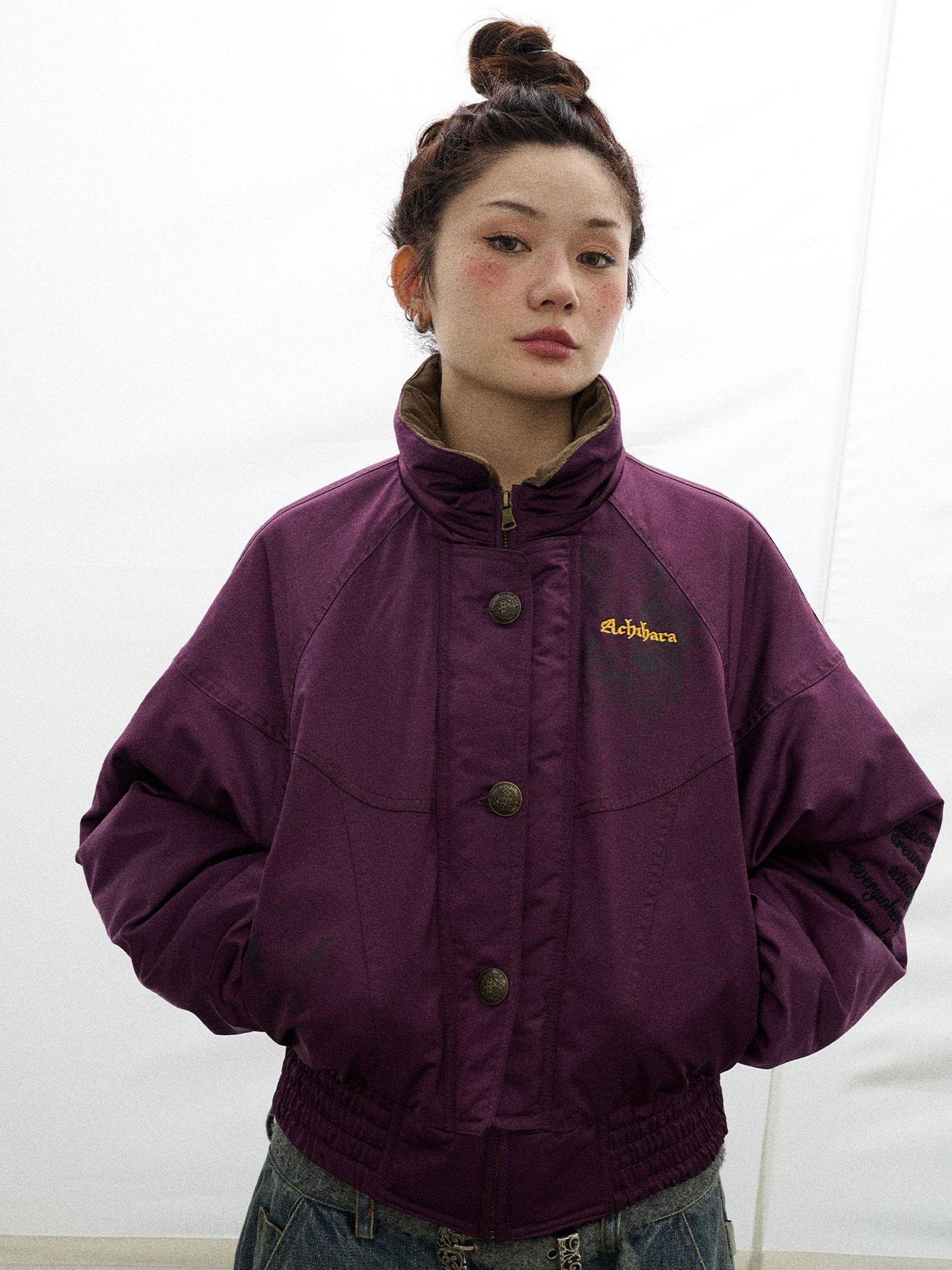 Achihara Winter Musta Puffer Coat