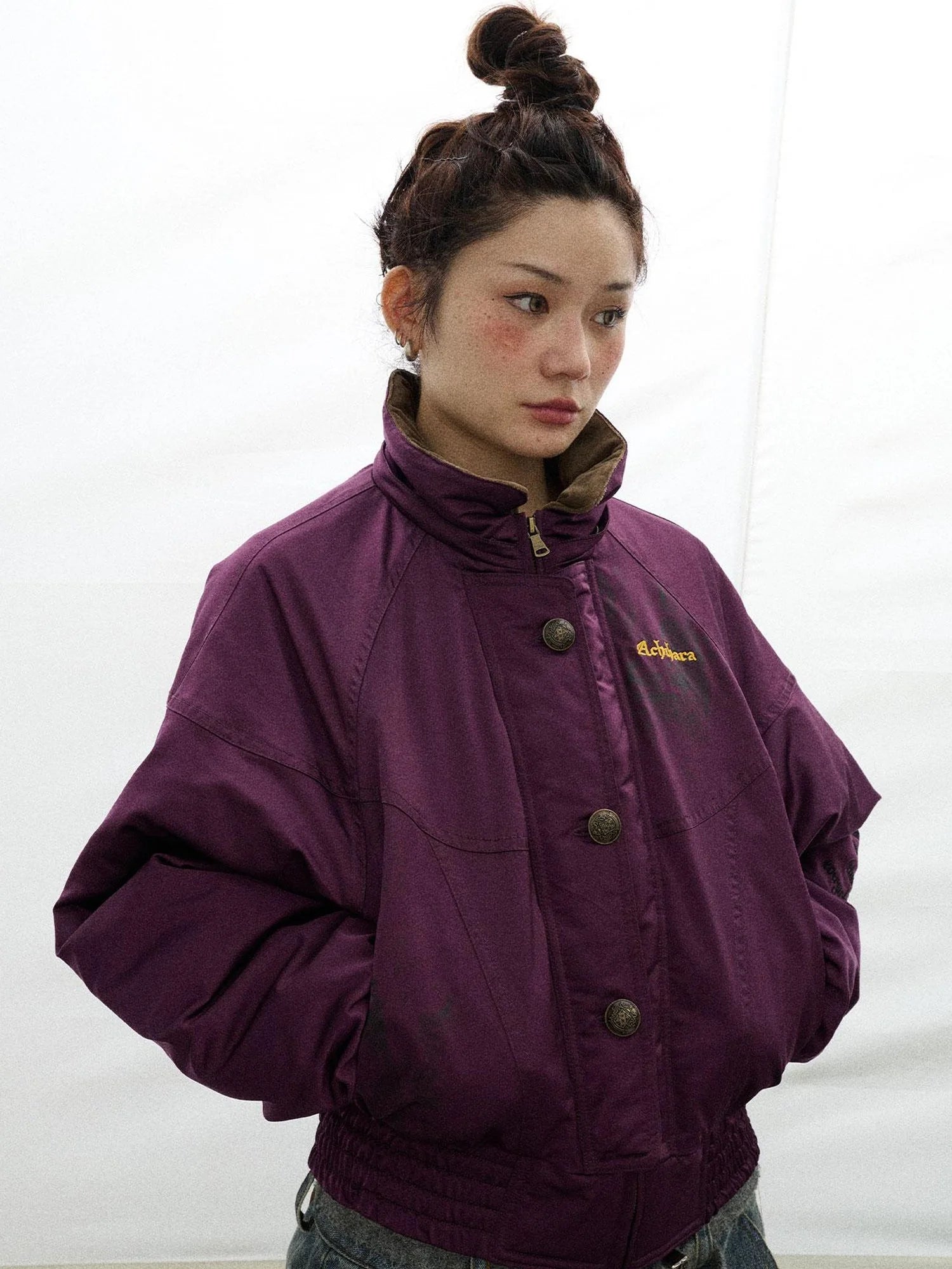 Winter Musta Puffer Coat