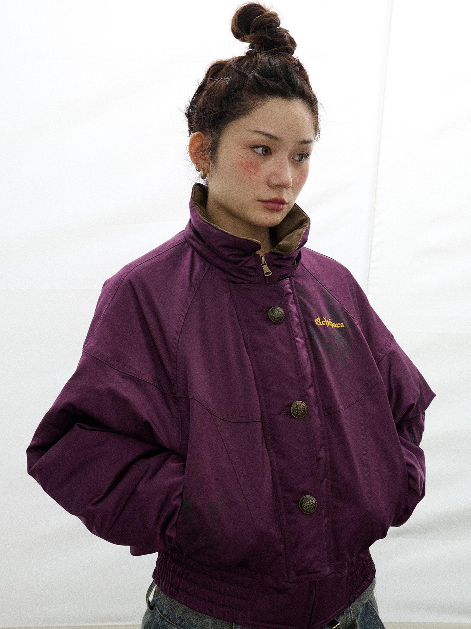 Achihara Winter Musta Puffer Coat