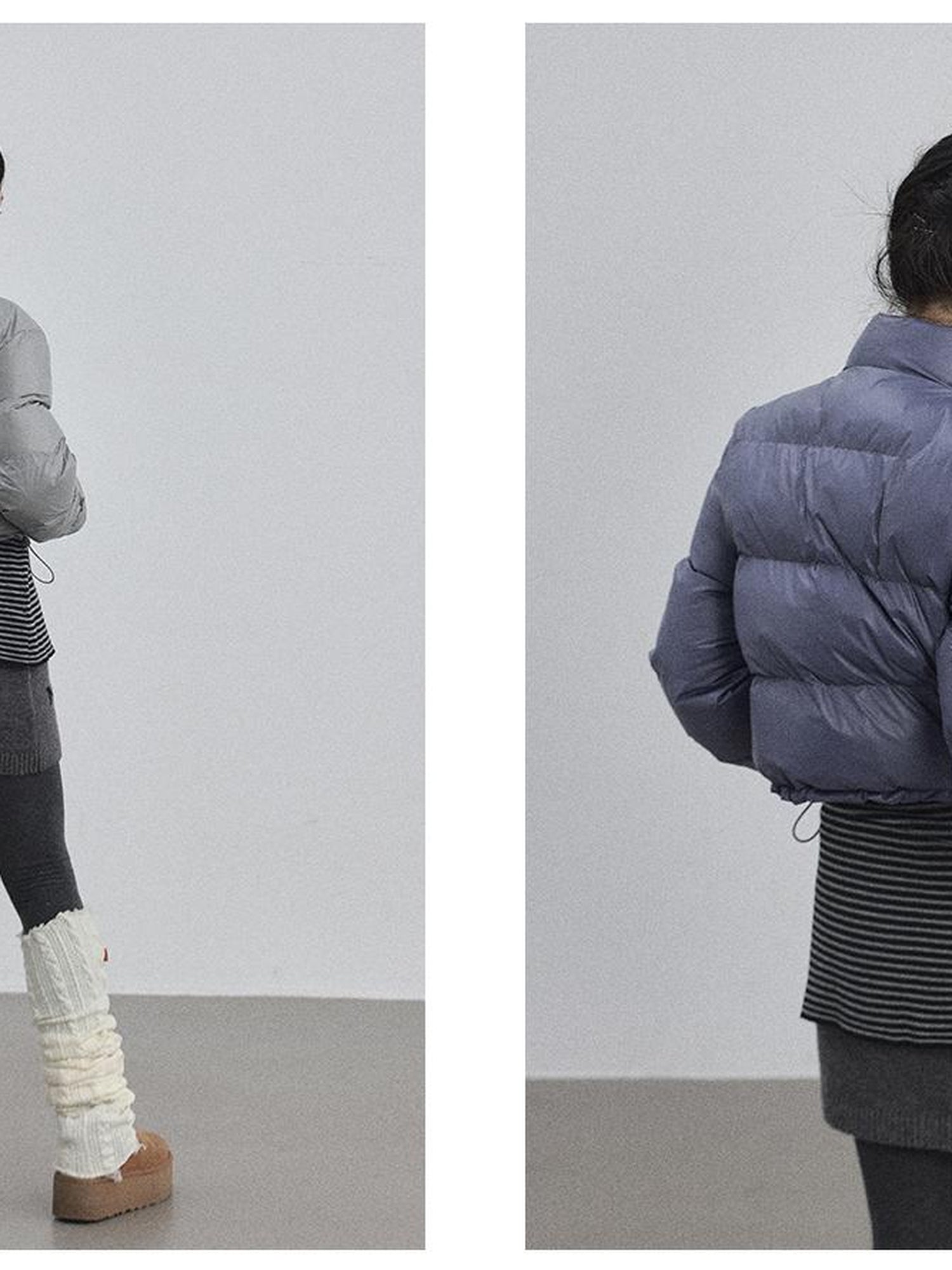 Achihara Winter Pixel Glow Short Padded Jacket