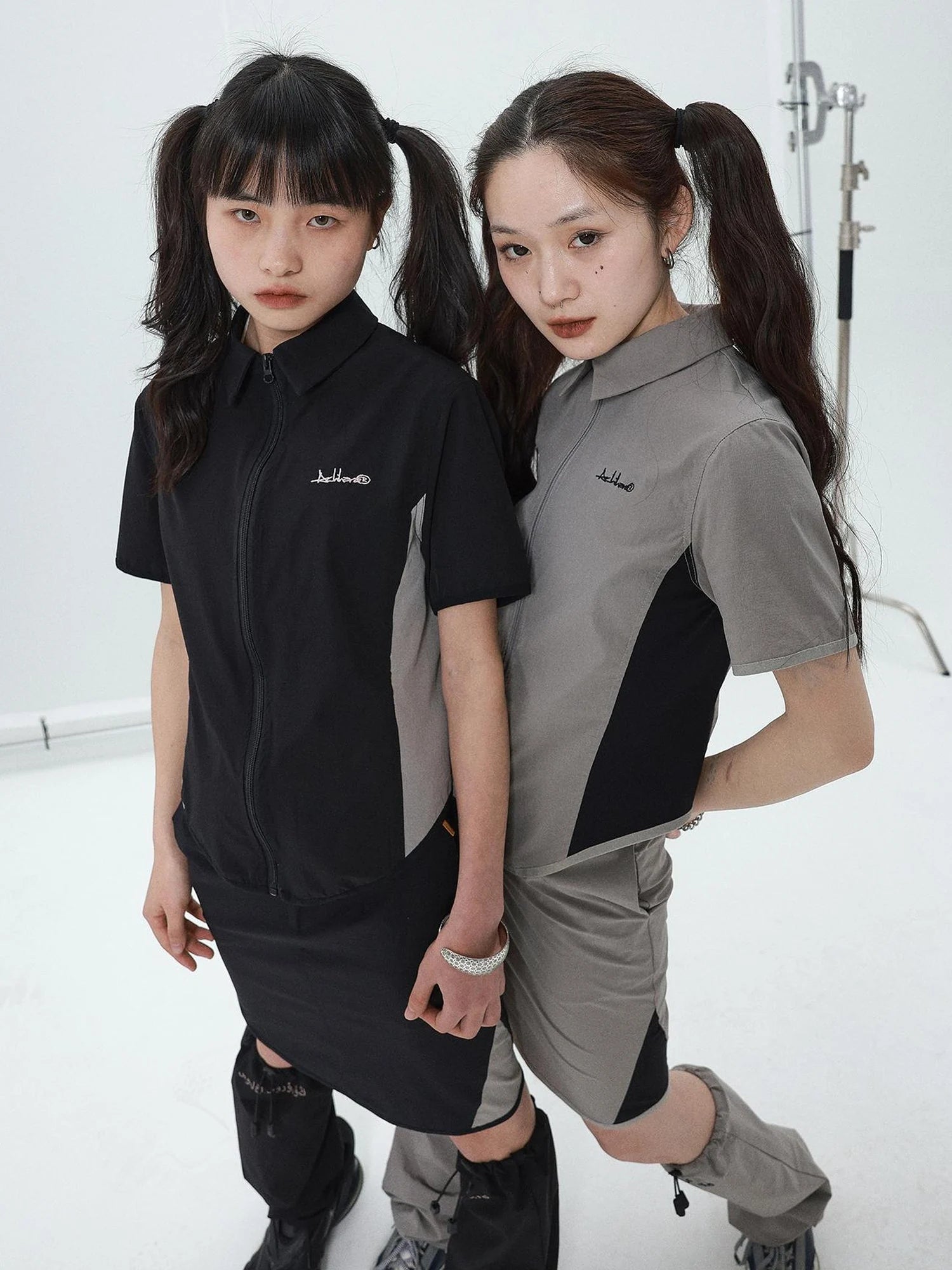 Women Short Sleeve Shirt And Skirt Set 2025 Summer