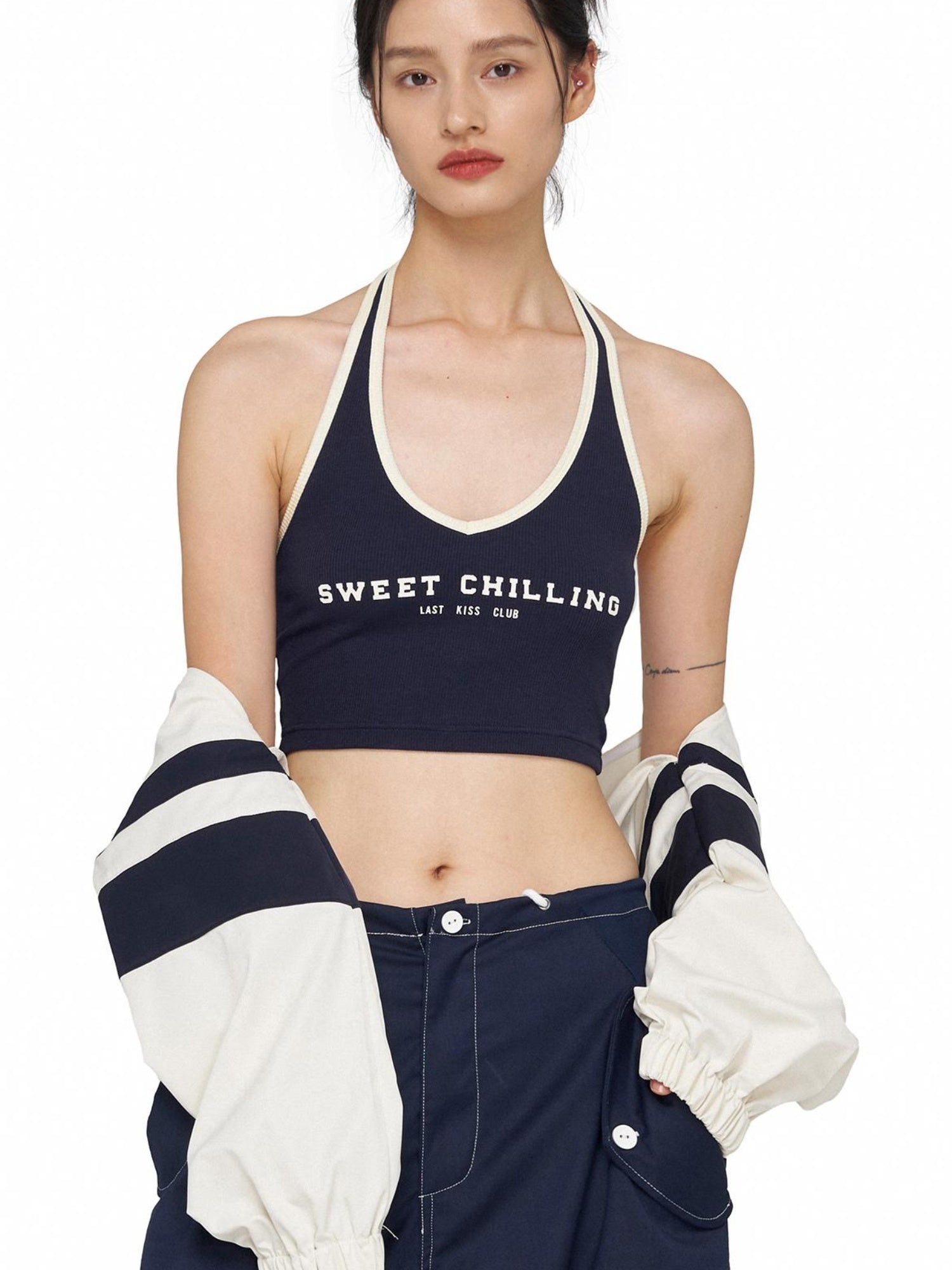 SweetChilling American Sporty School Style Arm Warmers Sleeves