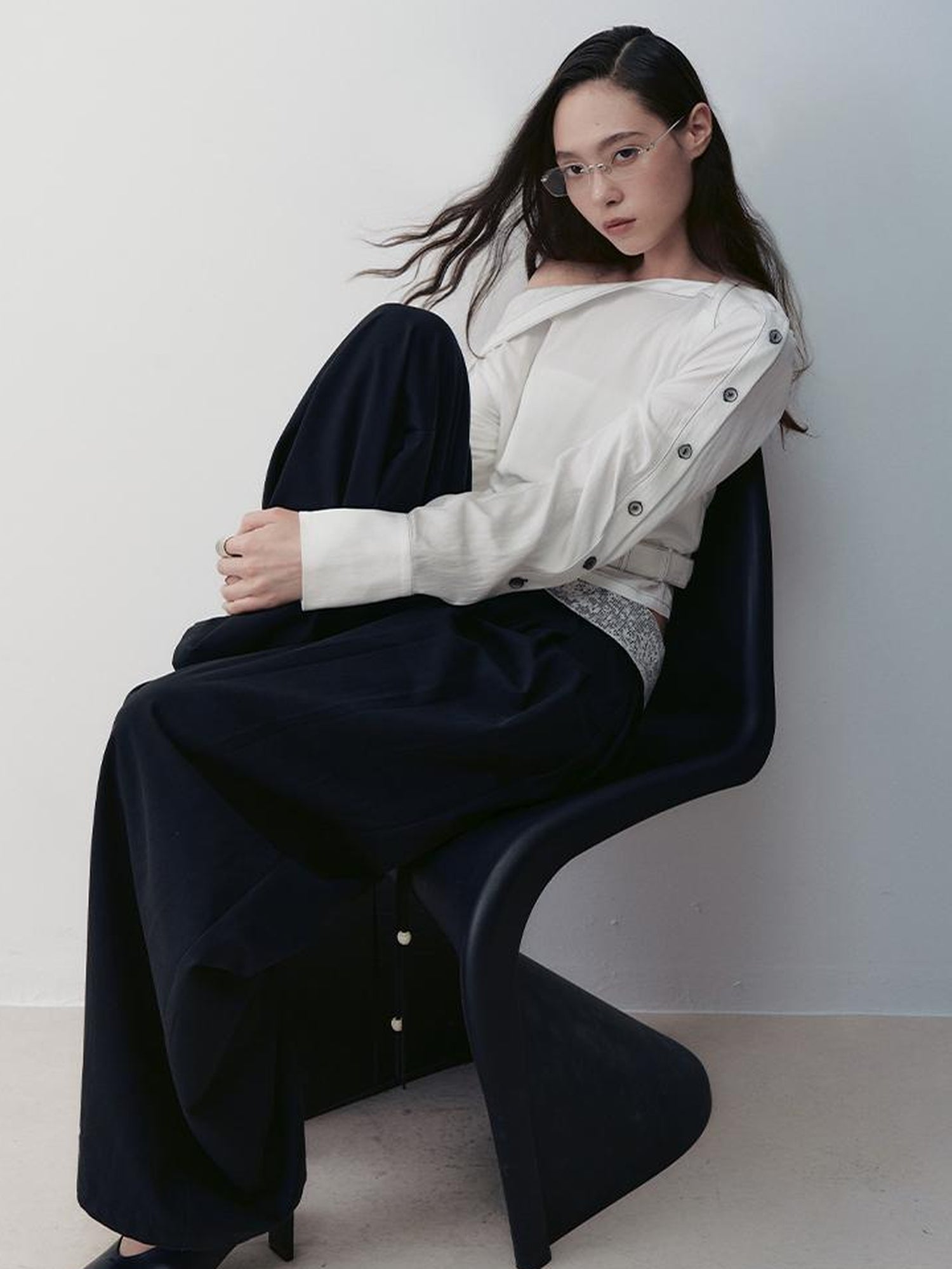 AnnoMundi Adjustable Belted Shirt With Convertible Cuffs