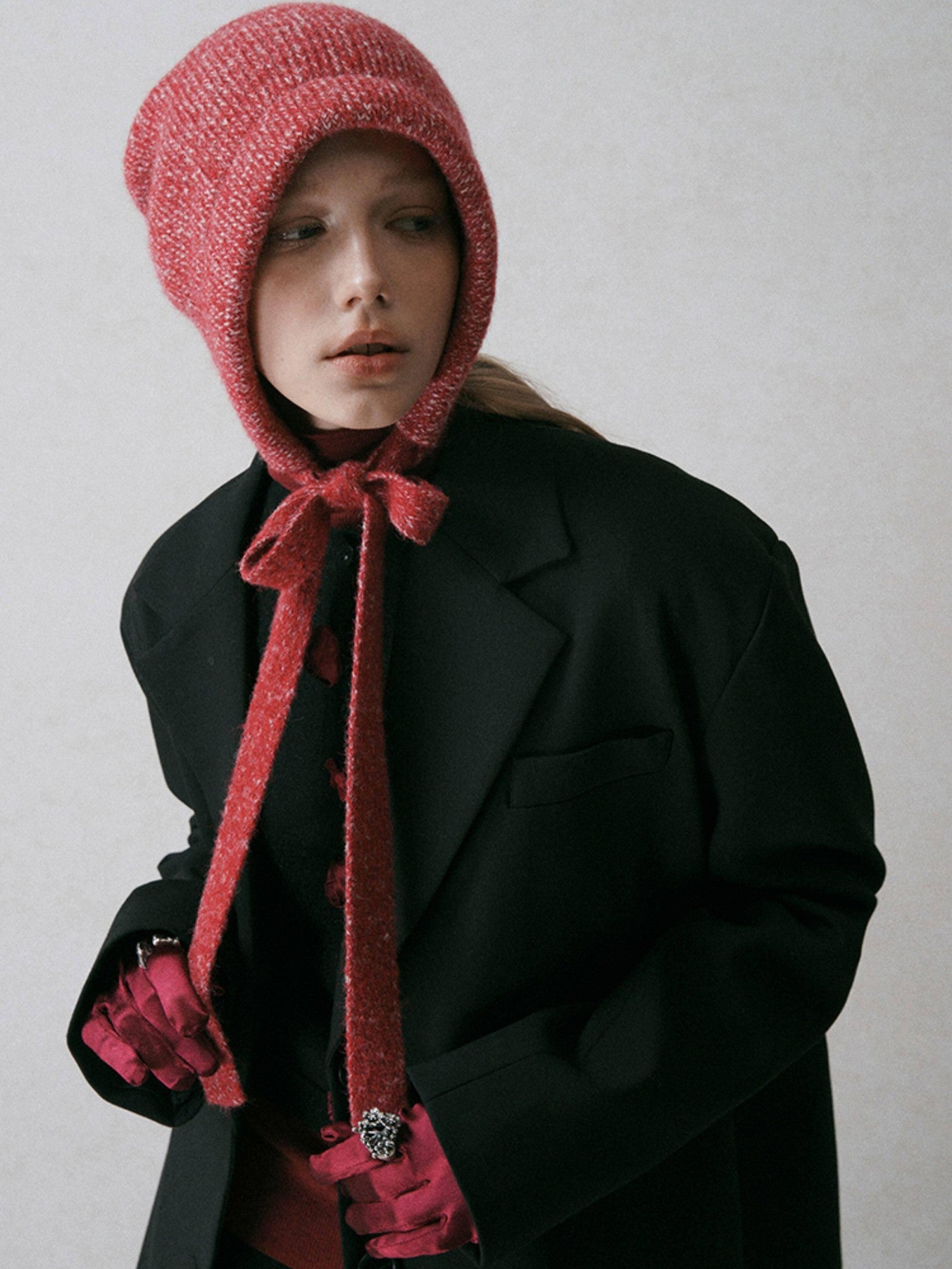 AnnoMundi Adjustable Drawstring Earflap Oversized Women&